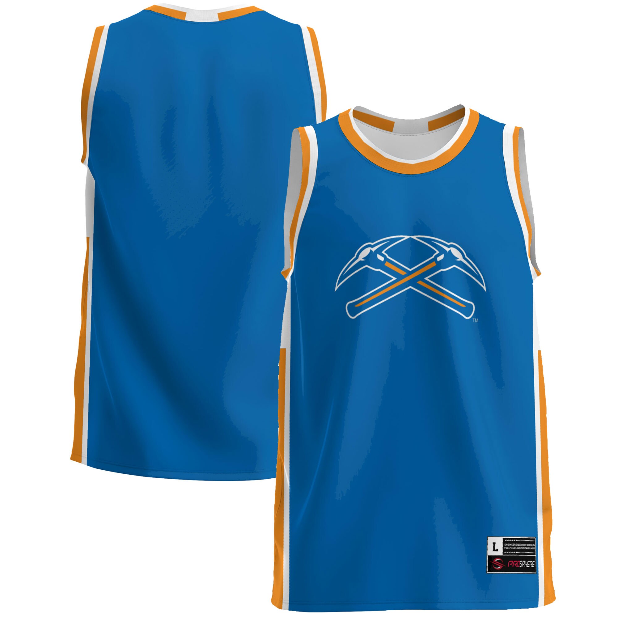 Wisconsin-Platteville Pioneers Basketball Jersey - Blue