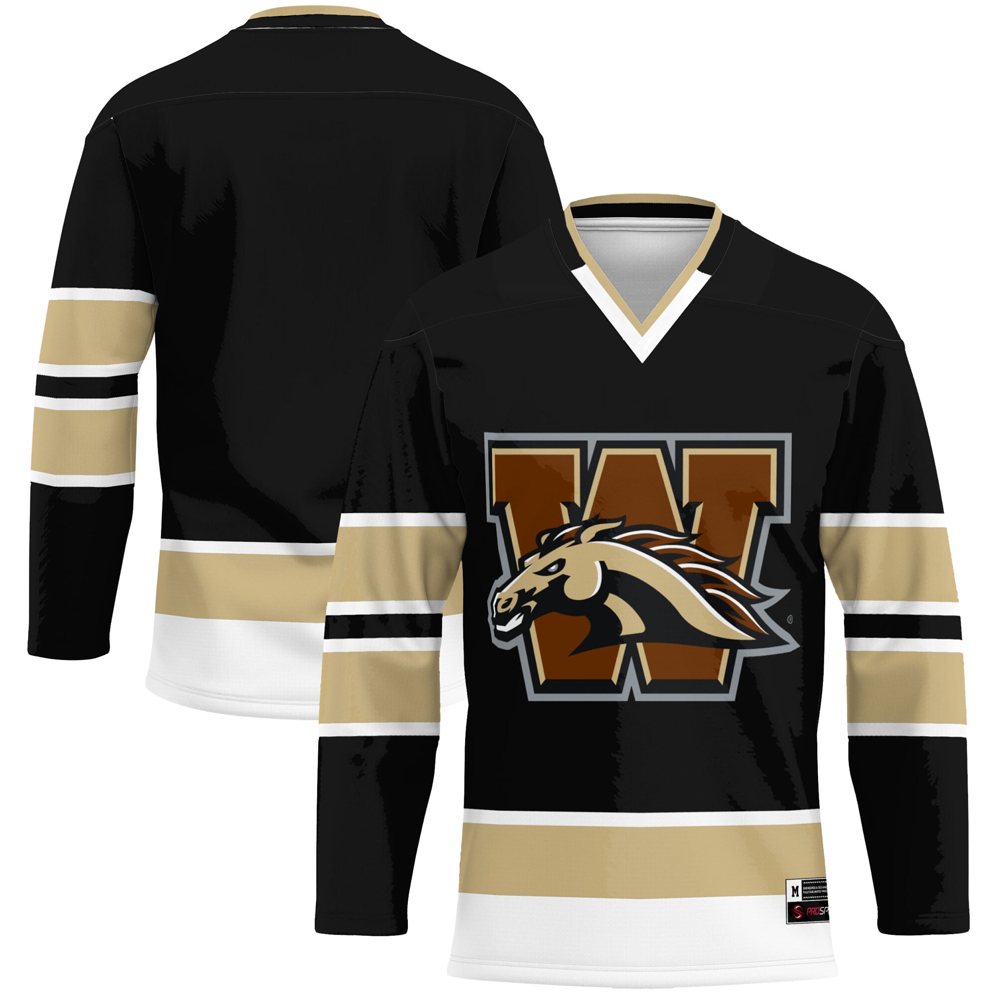 Western Michigan Broncos Hockey Jersey - Black