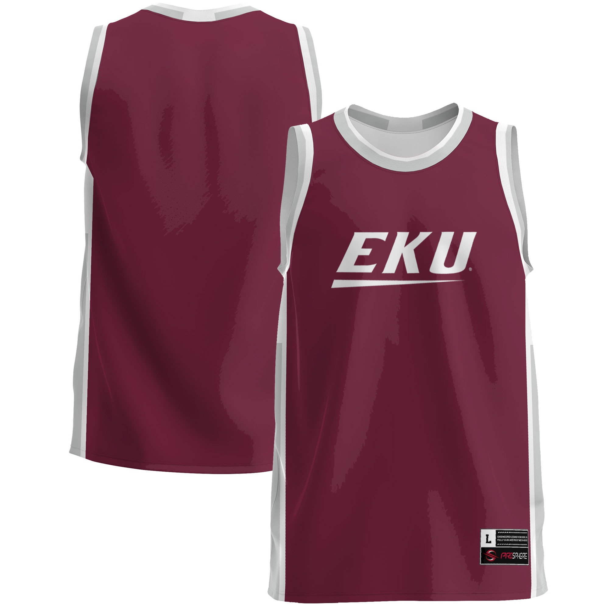Eastern Kentucky Colonels Basketball Jersey - Maroon