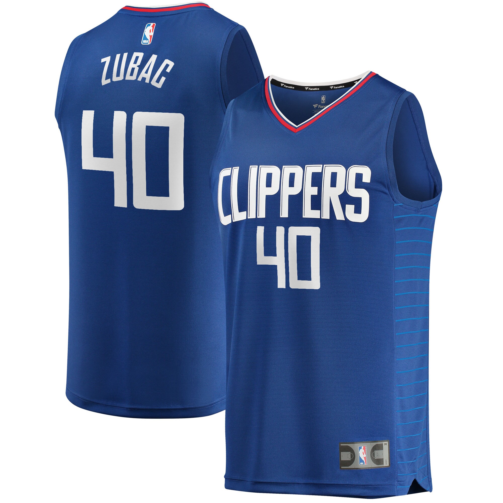 Ivica Zubac LA Clippers Fanatics Branded 2021/22 Fast Break Replica Jersey - Icon Edition - Royal