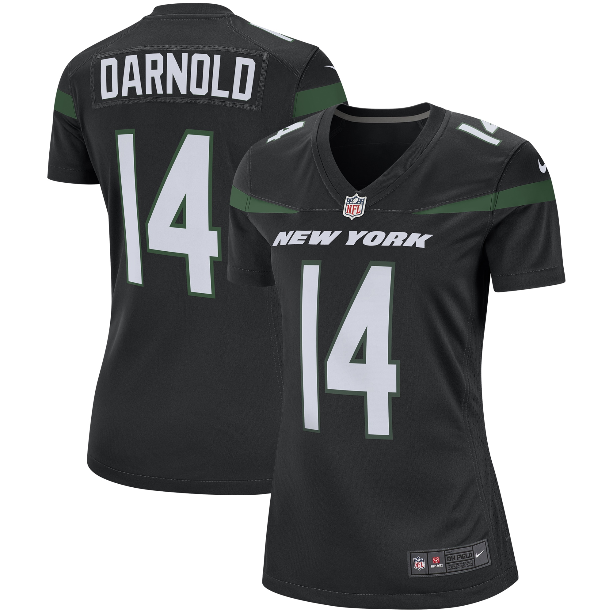 Sam Darnold New York Jets Nike Women's Game Jersey - Stealth Black