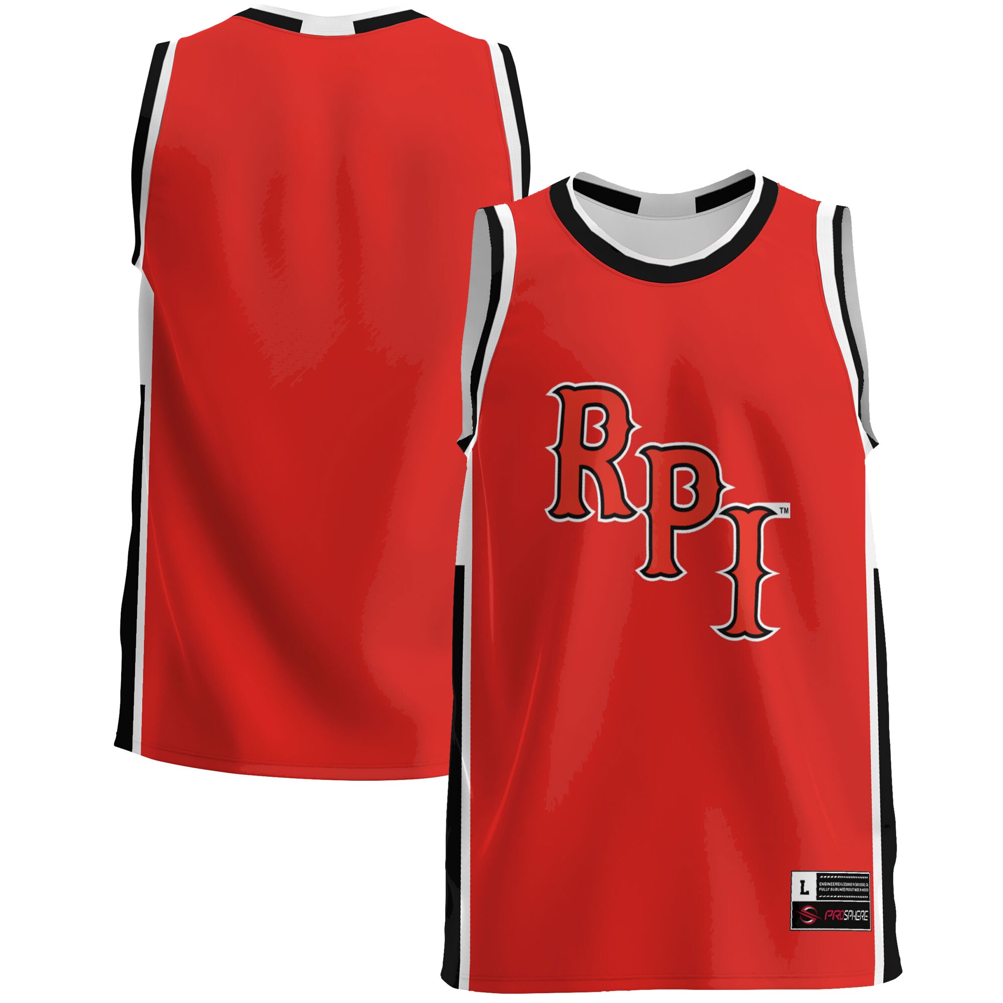Rensselaer Polytechnic Institute Engineers Basketball Jersey - Cherry