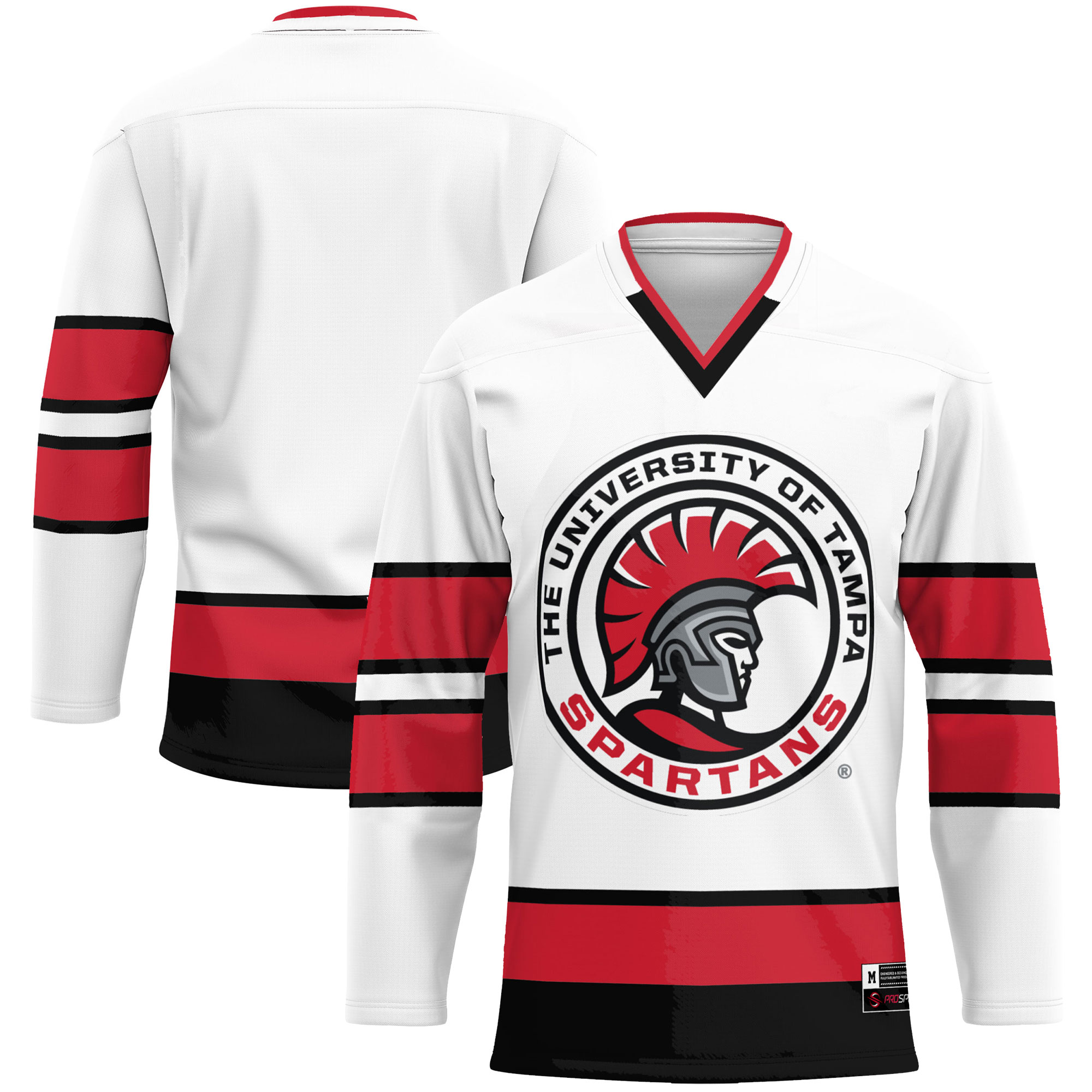 University of Tampa Spartans Hockey Jersey - White