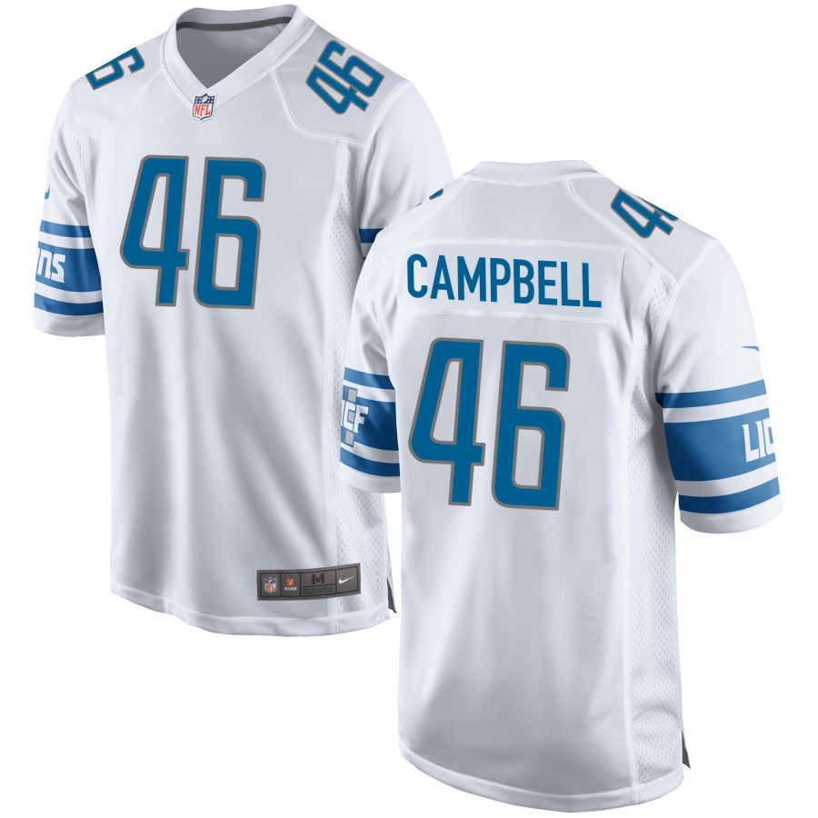 Jack Campbell Detroit Lions Nike Game Jersey - White