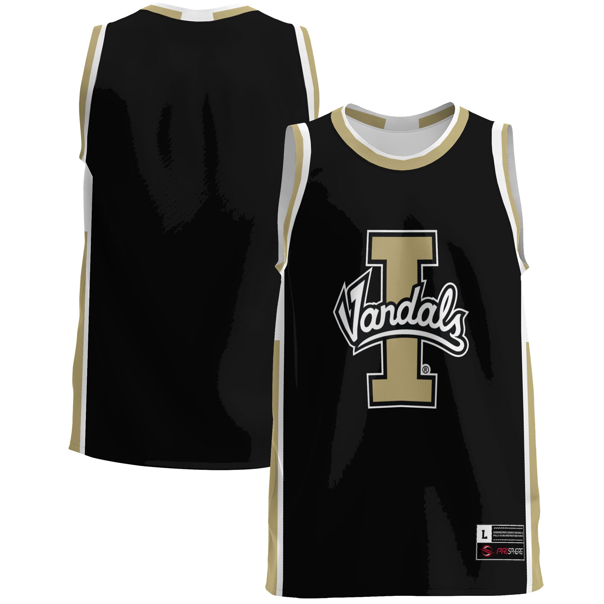 Idaho Vandals Basketball Jersey - Black