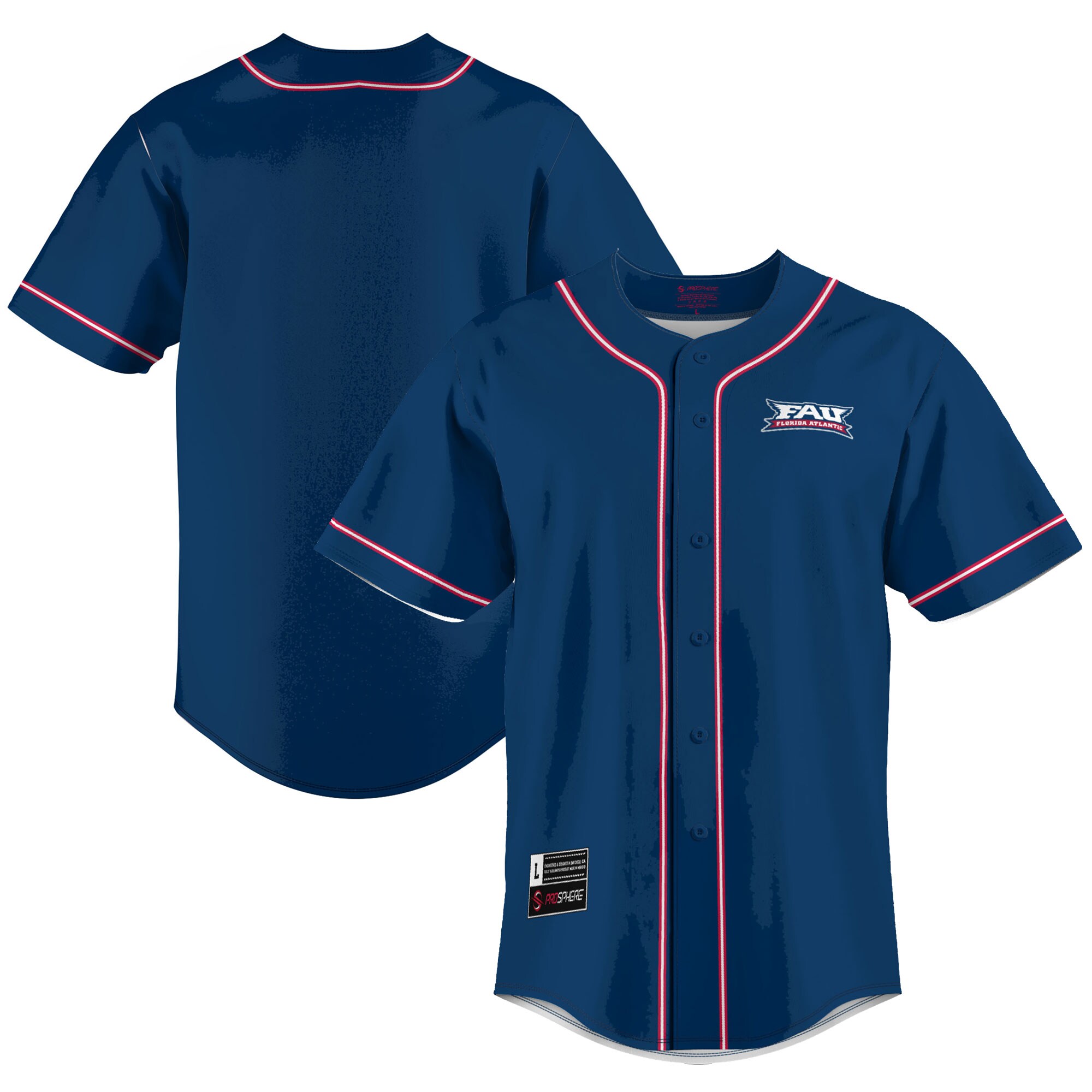 FAU Owls Baseball Jersey - Navy