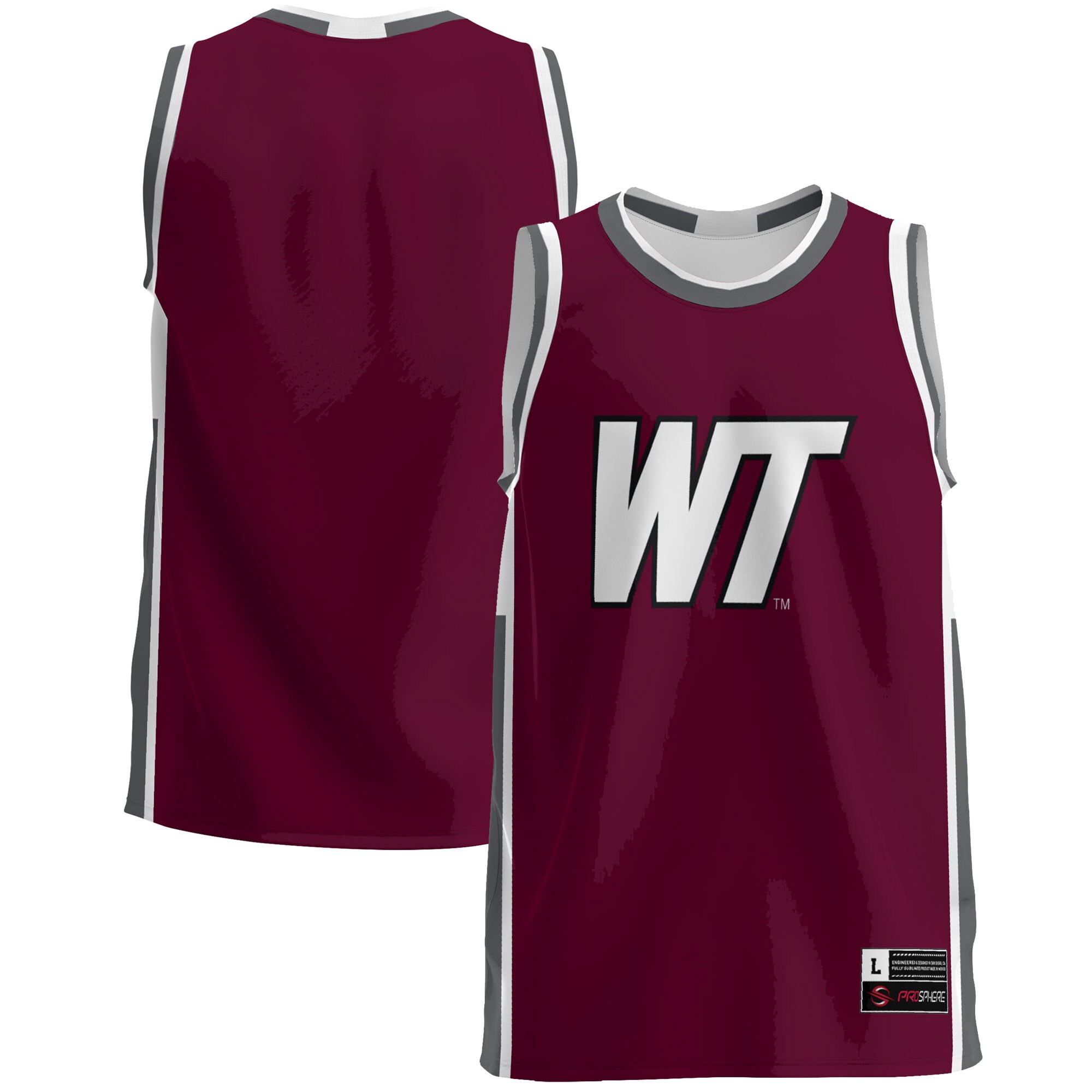 West Texas A&M Buffaloes Basketball Jersey - Maroon