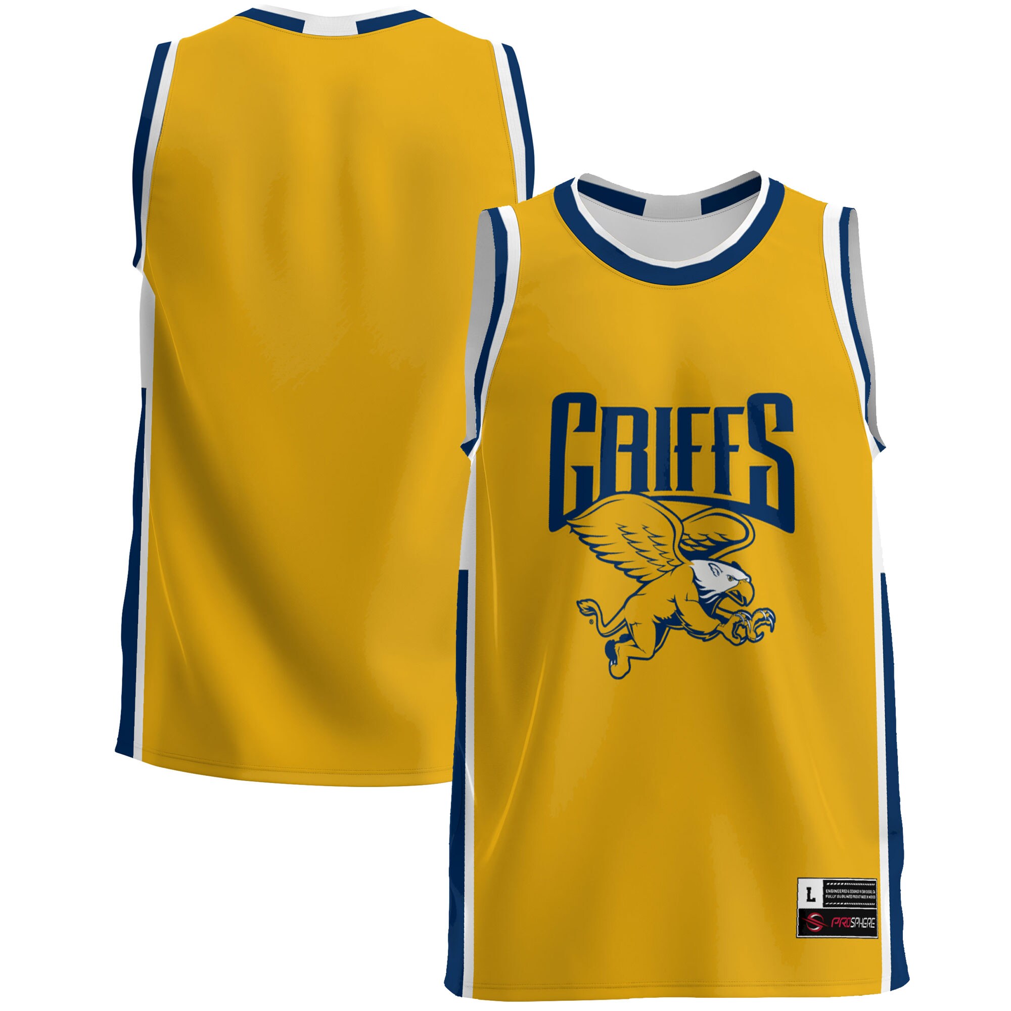 Canisius College Golden Griffins Basketball Jersey - Gold