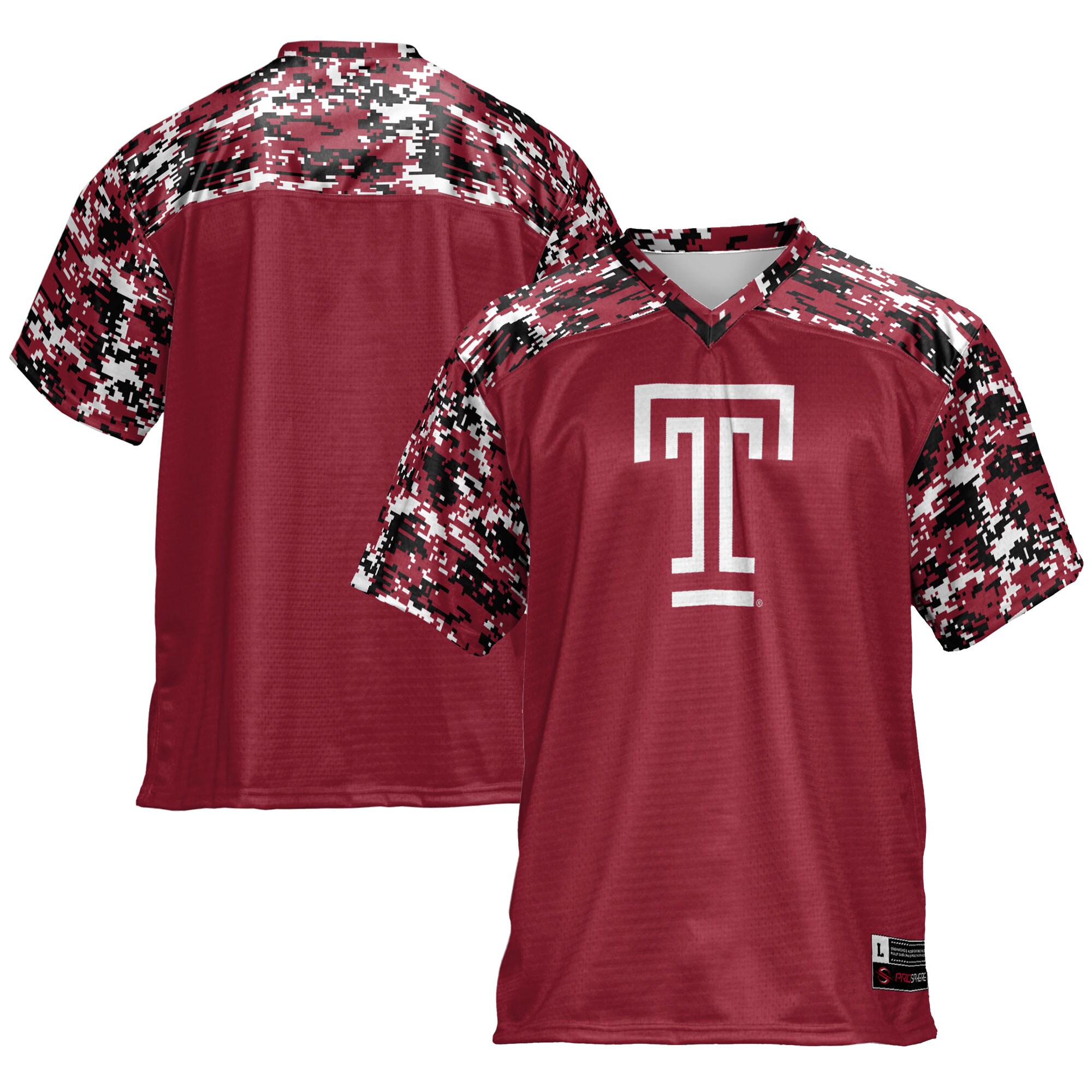 Temple Owls Football Jersey - Cherry