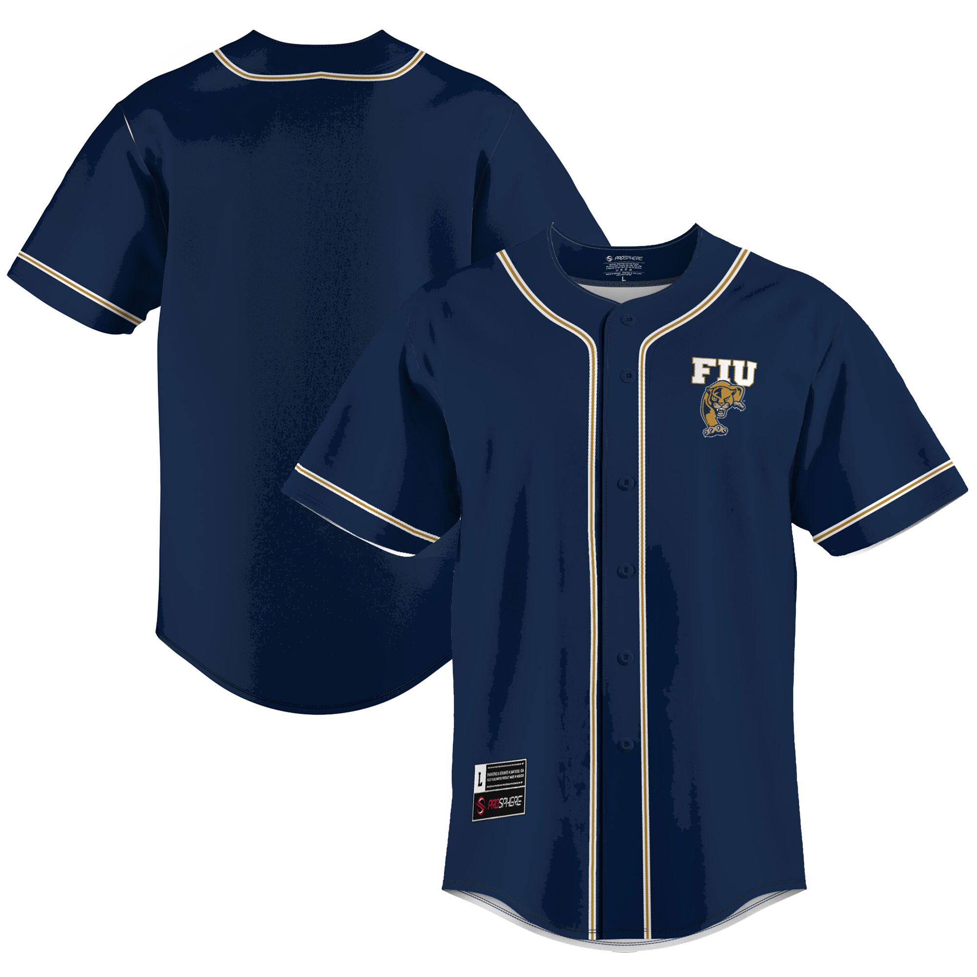 FIU Panthers Baseball Jersey - Blue