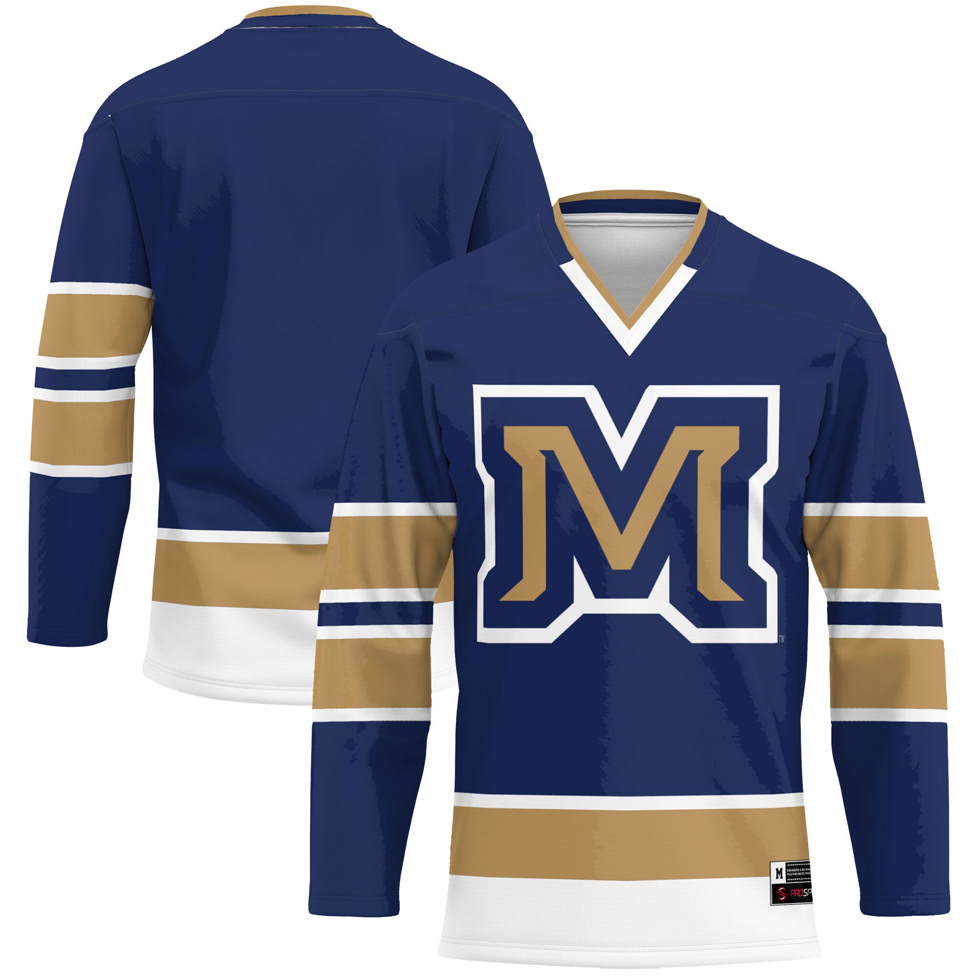 Montana State Bobcats Hockey Jersey - Navy