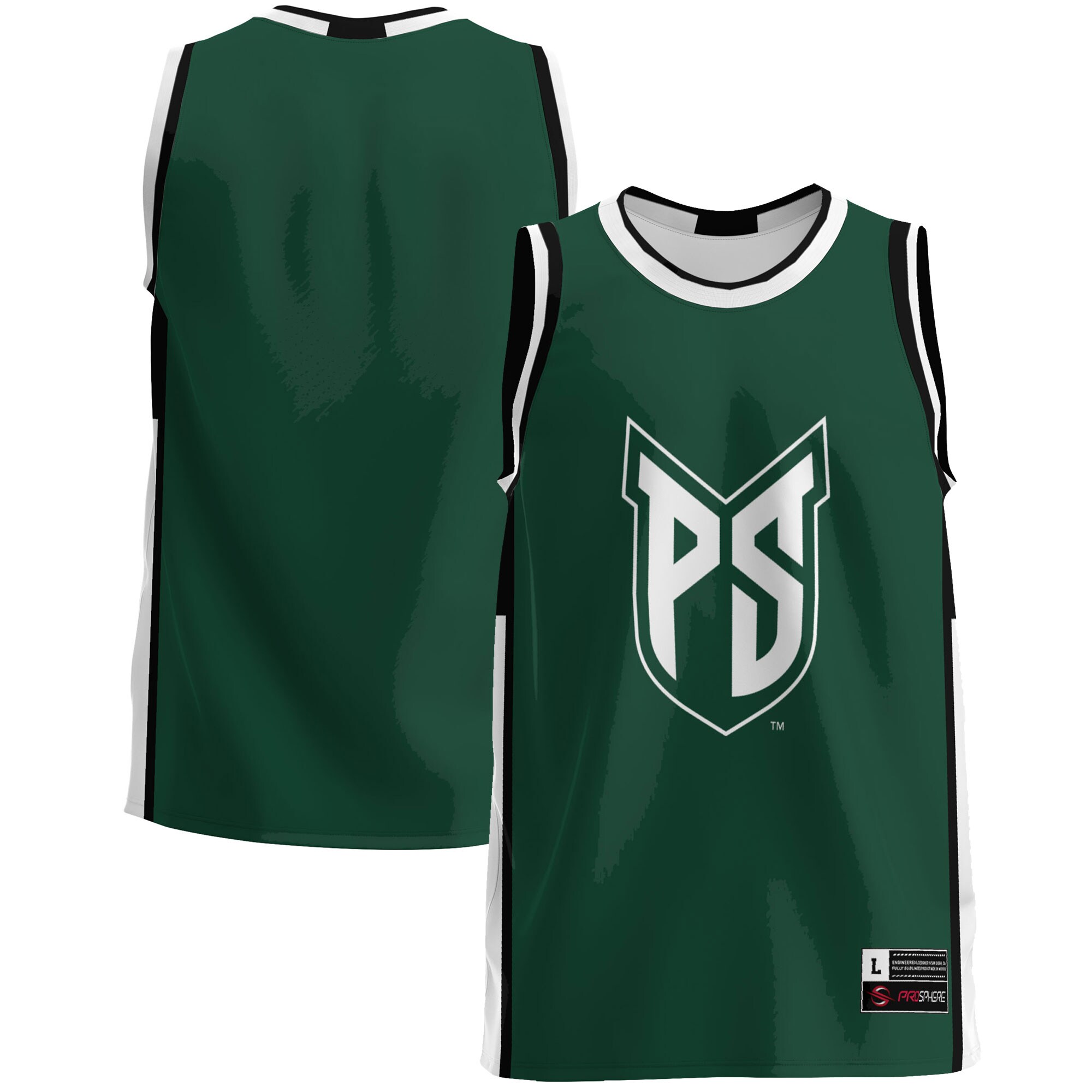 Portland State Vikings Basketball Jersey - Green
