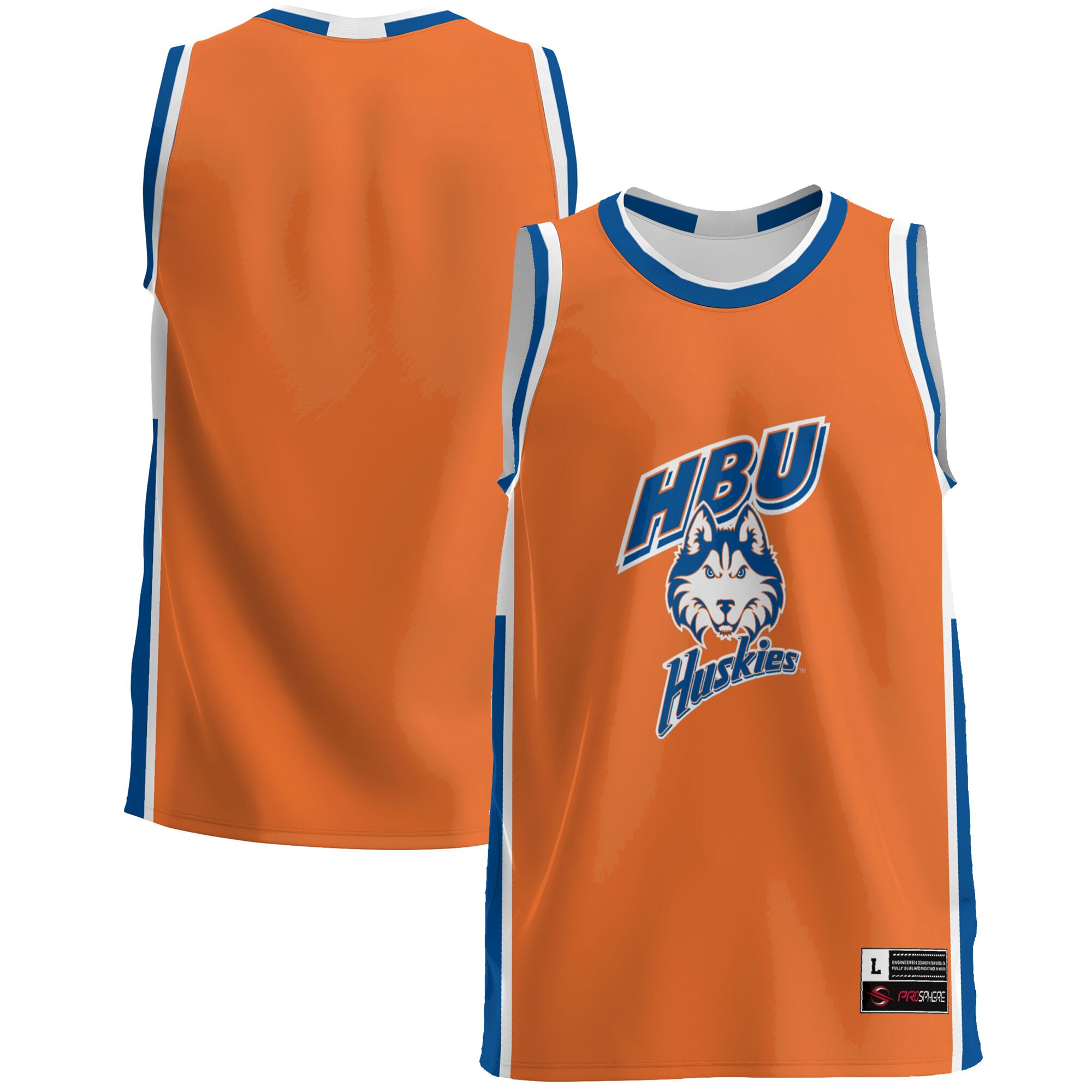 Houston Baptist Huskies Basketball Jersey - Orange