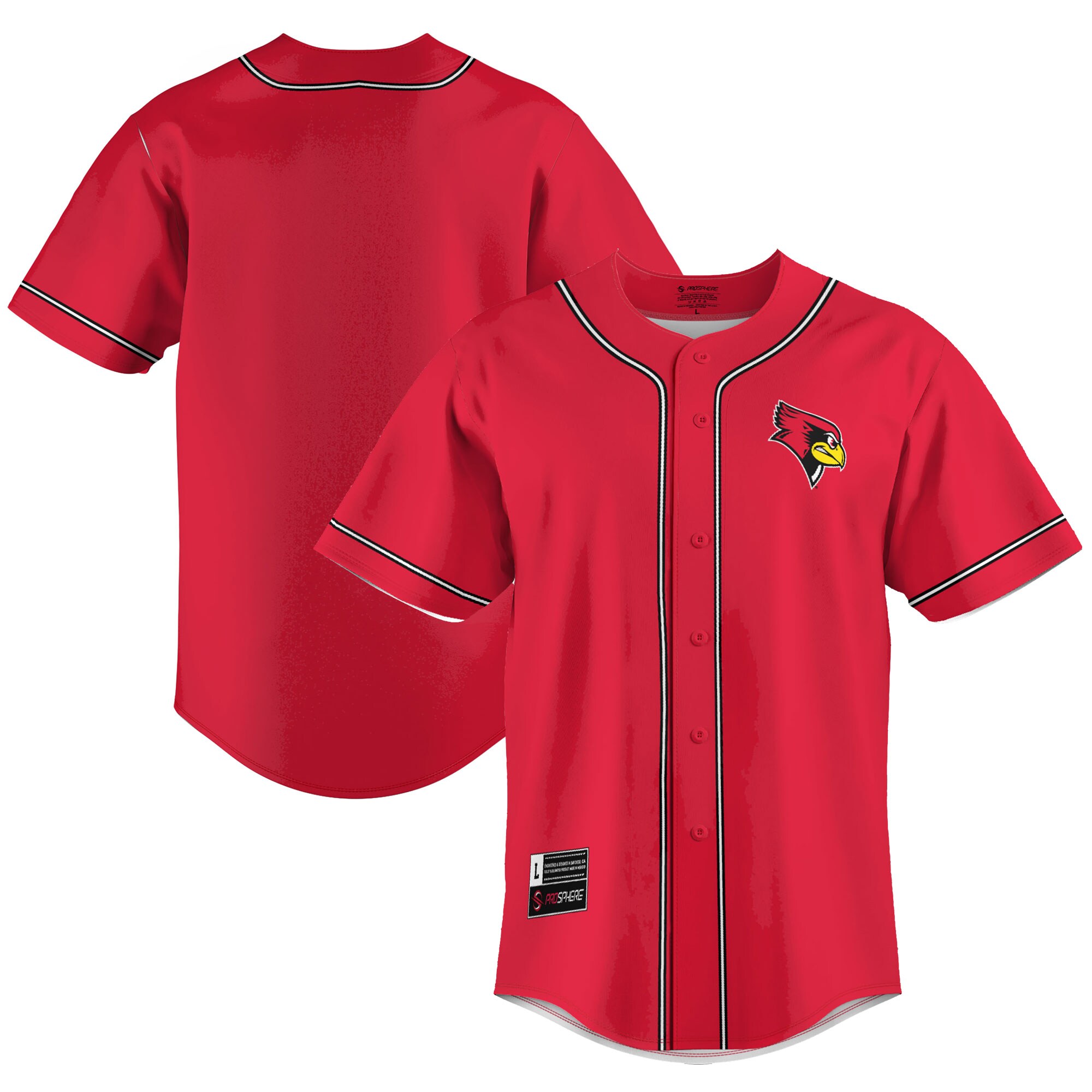 Illinois State Redbirds Baseball Jersey - Red