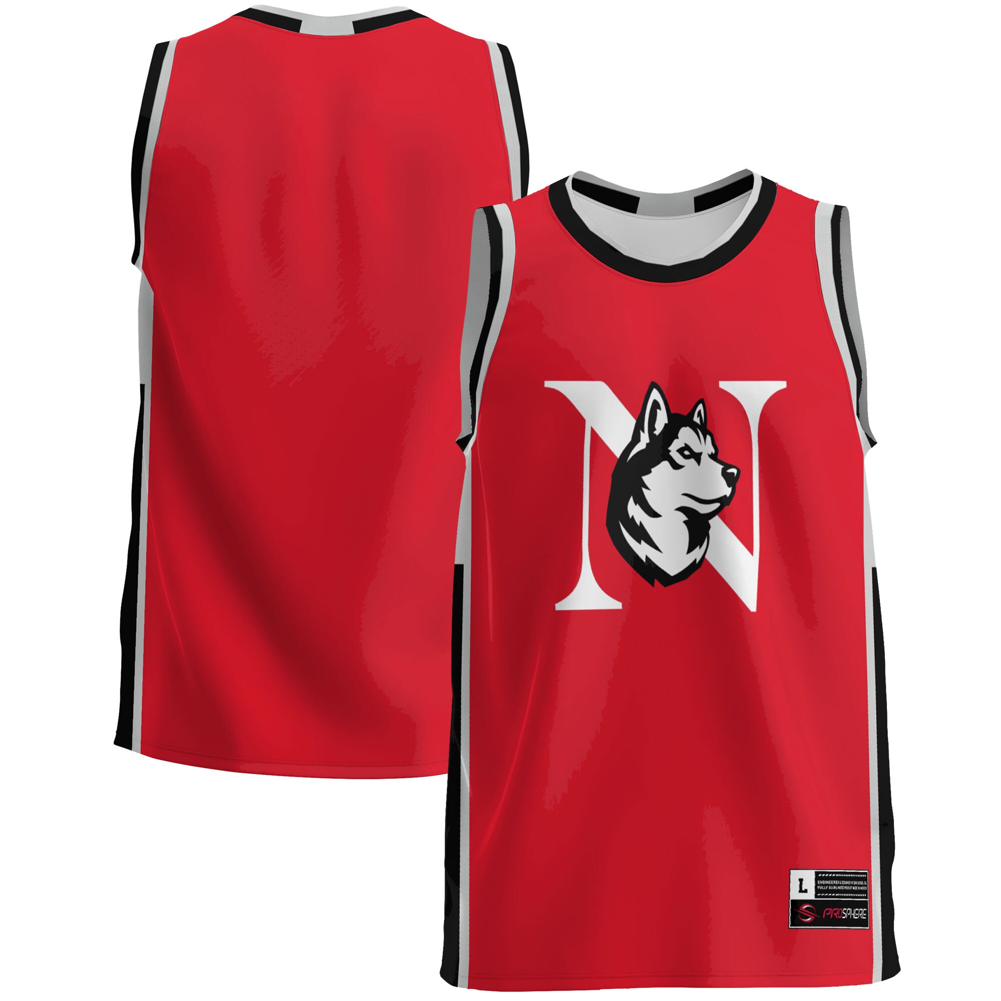 Northeastern Huskies Basketball Jersey - Red