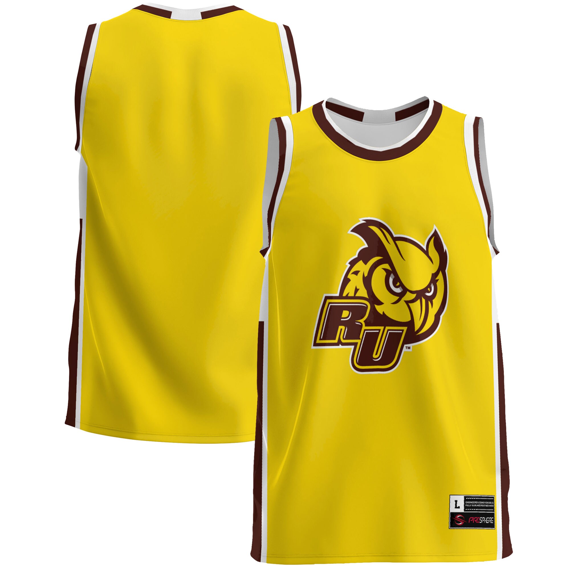 Rowan Profs Basketball Jersey - Gold