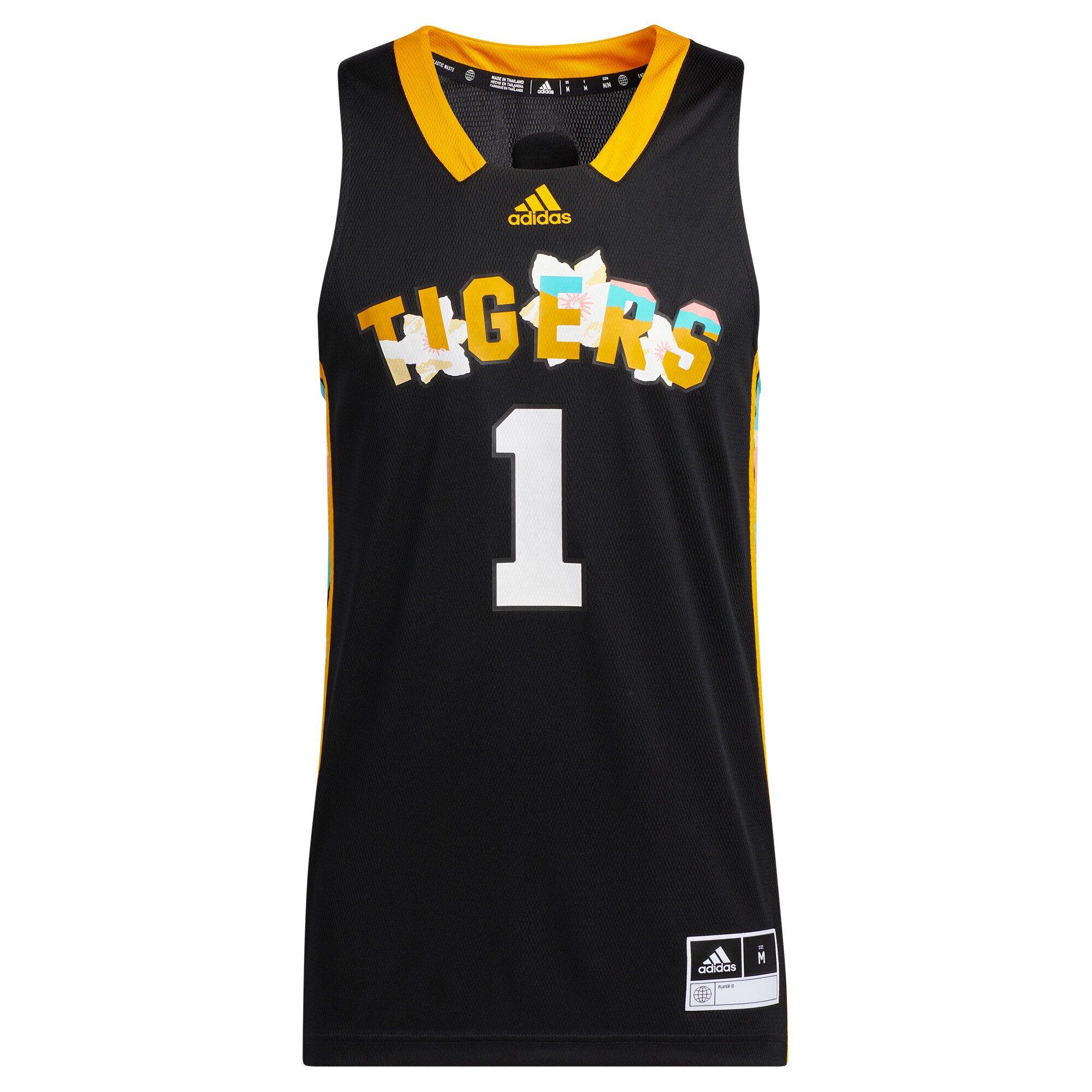 Grambling Tigers adidas Honoring Black Excellence Replica Basketball Jersey - Black
