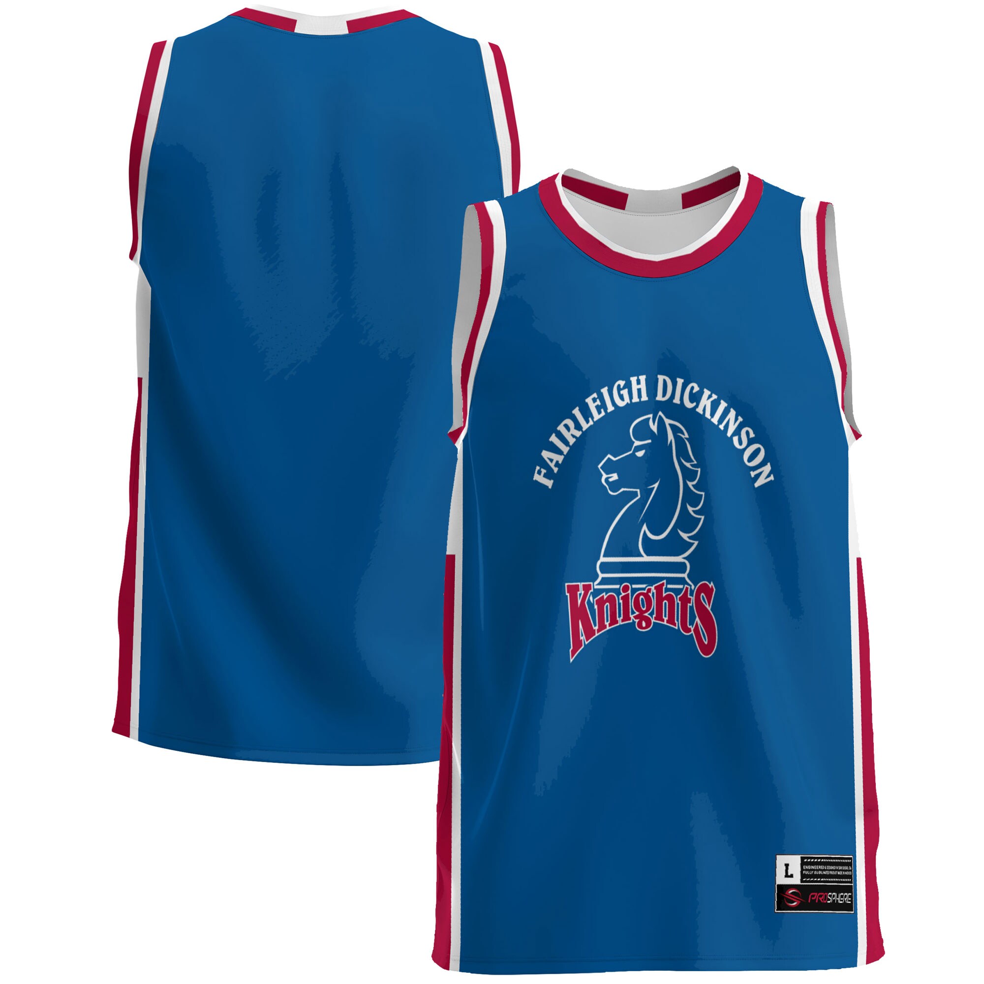 Fairleigh Dickinson Knights Basketball Jersey - Blue