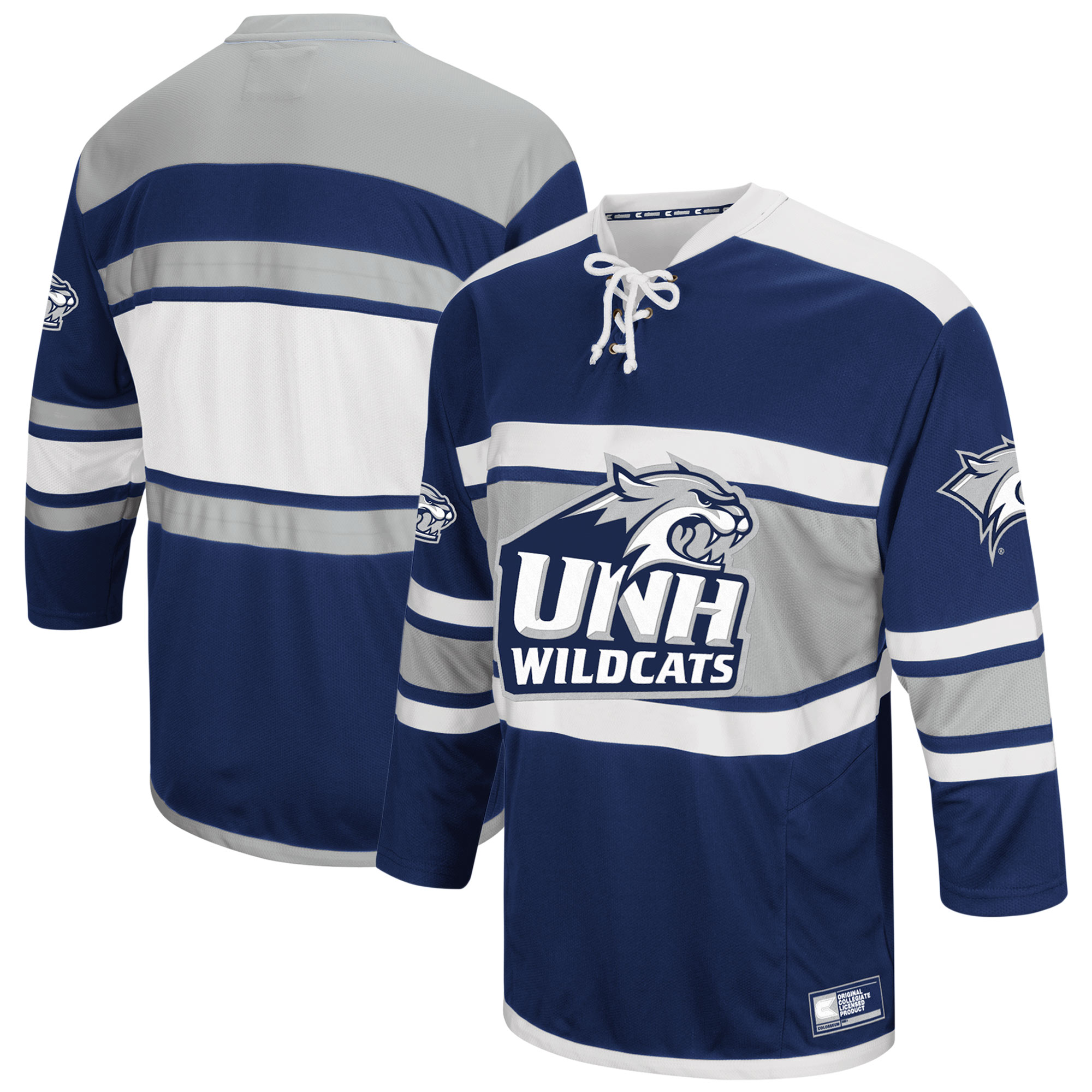 New Hampshire Wildcats Colosseum Open Net II Hockey Sweater - Navy