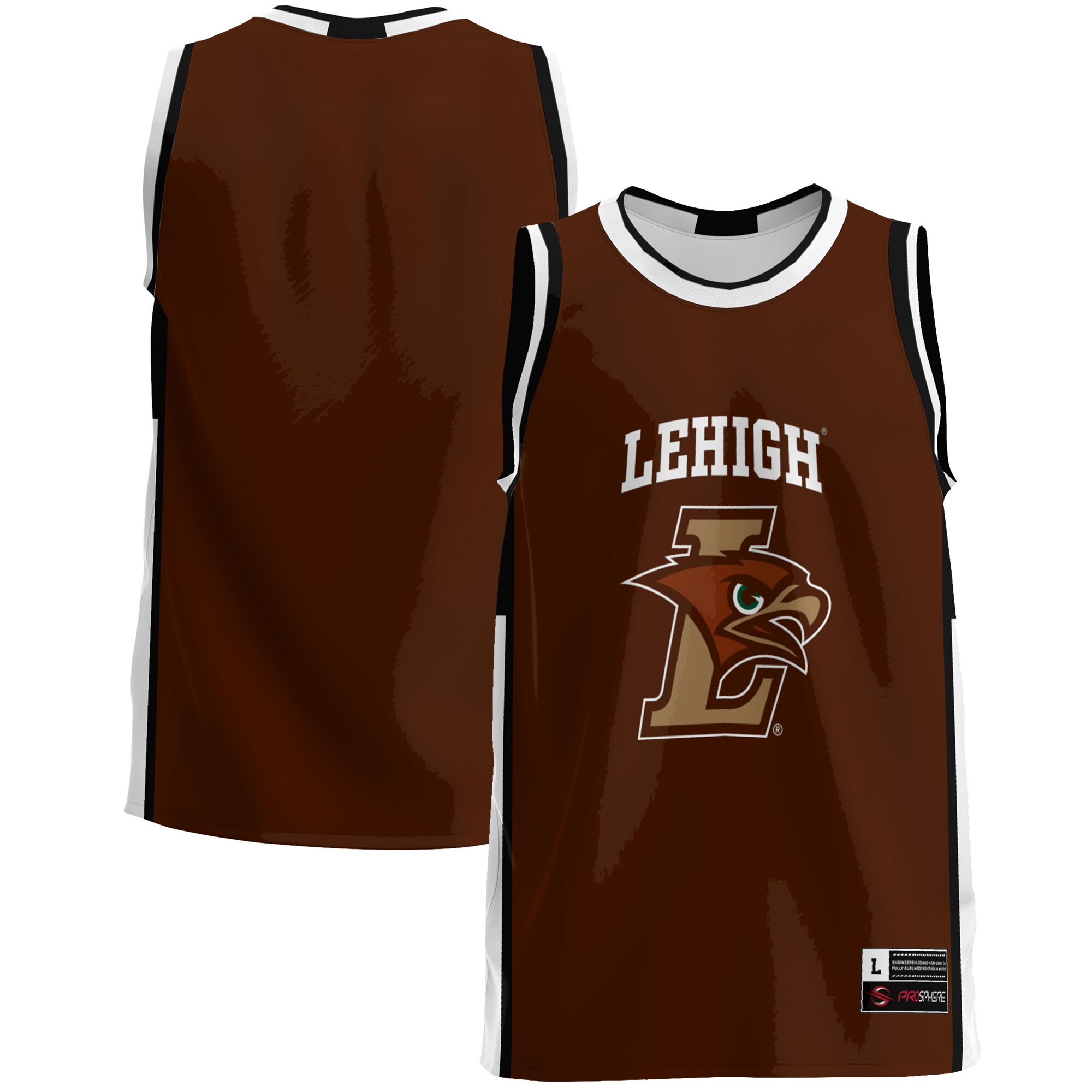 Lehigh Mountain Hawks Basketball Jersey - Brown