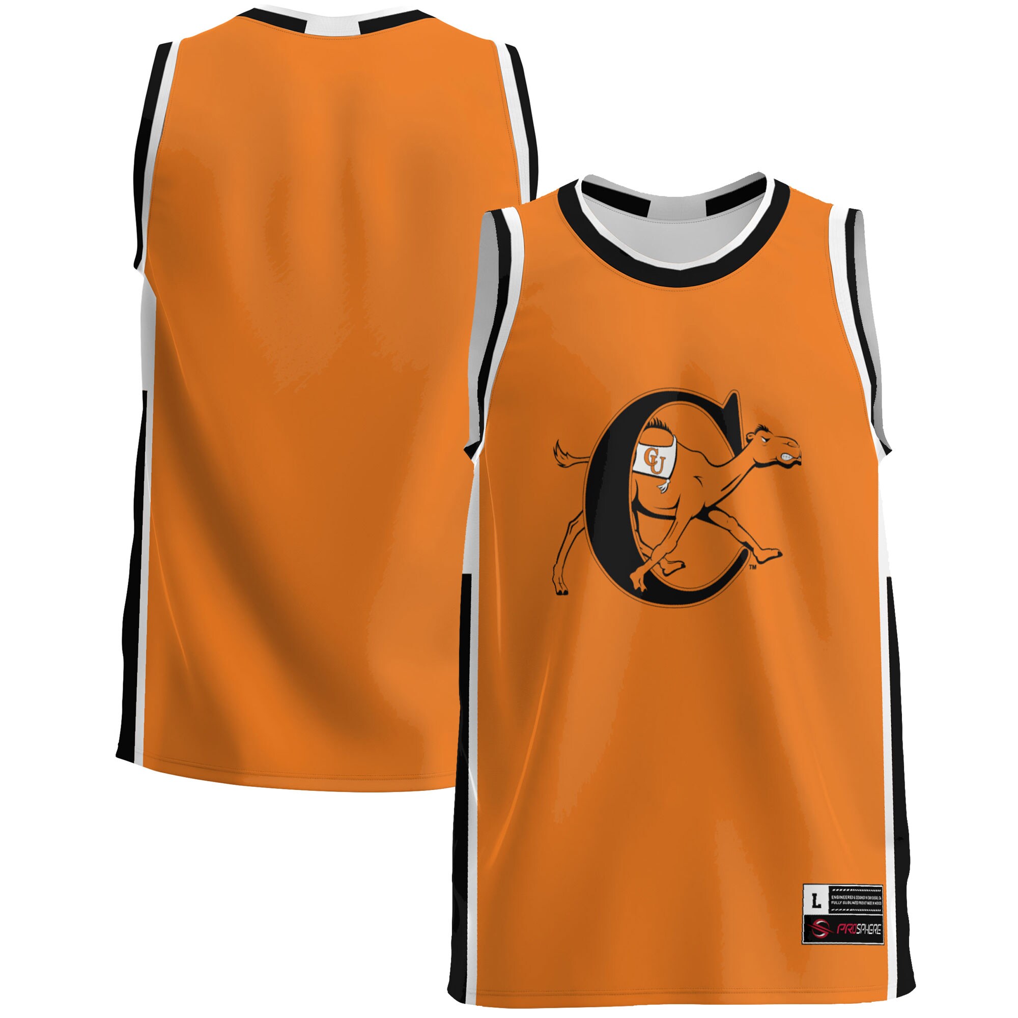 Campbell Fighting Camels Basketball Jersey - Orange