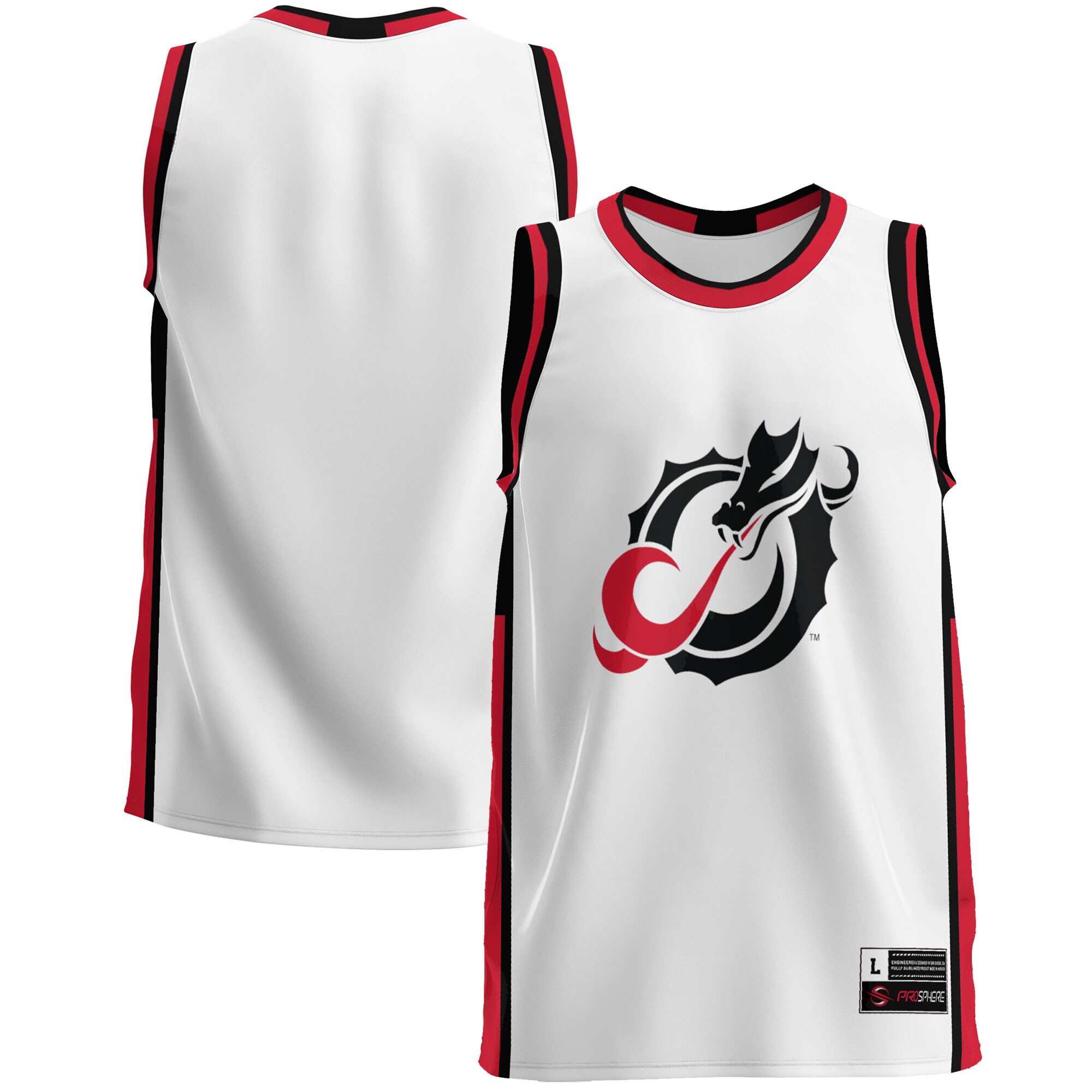 Minnesota State Moorhead Dragons Basketball Jersey - Red