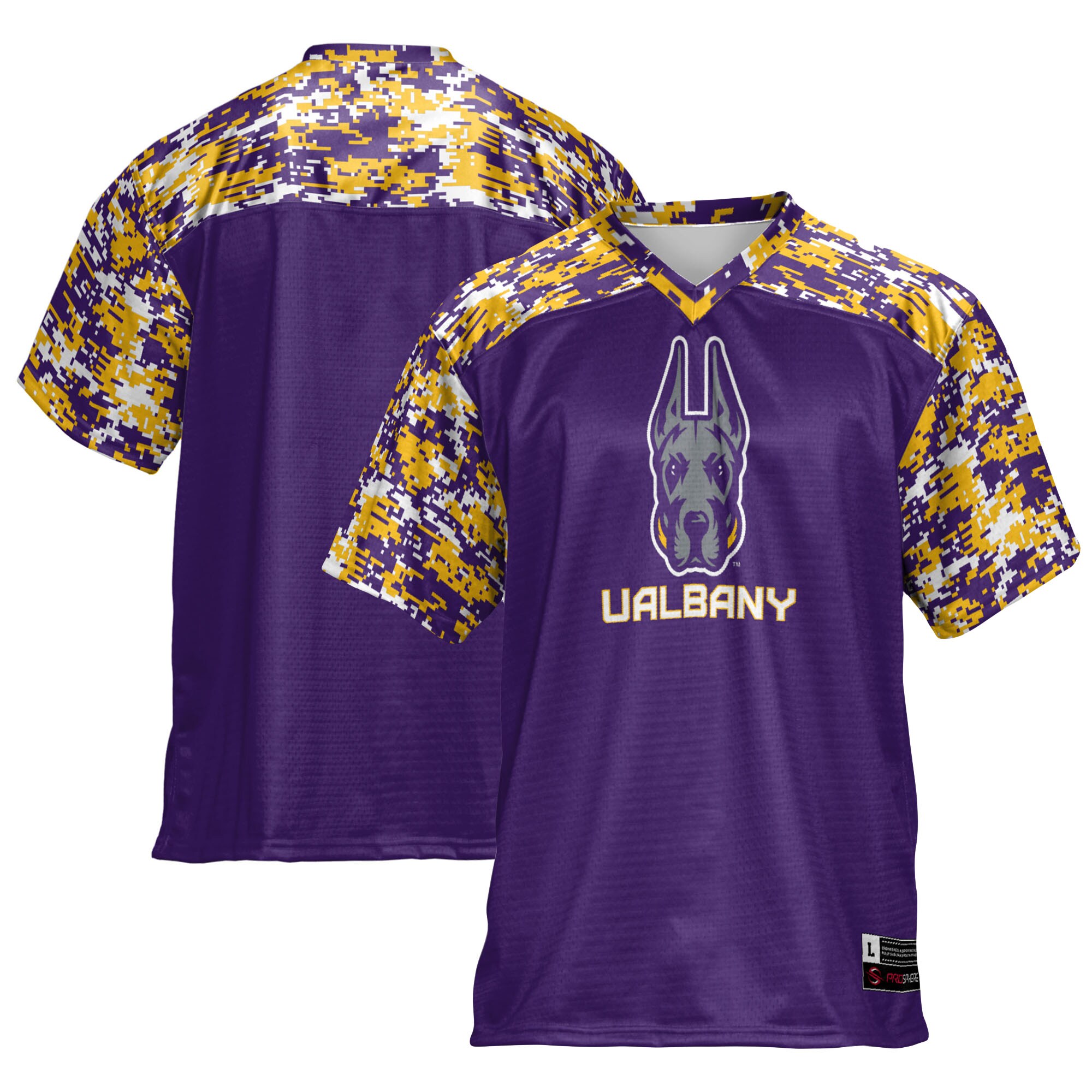 UAlbany Great Danes ProSphere Football Jersey - Purple