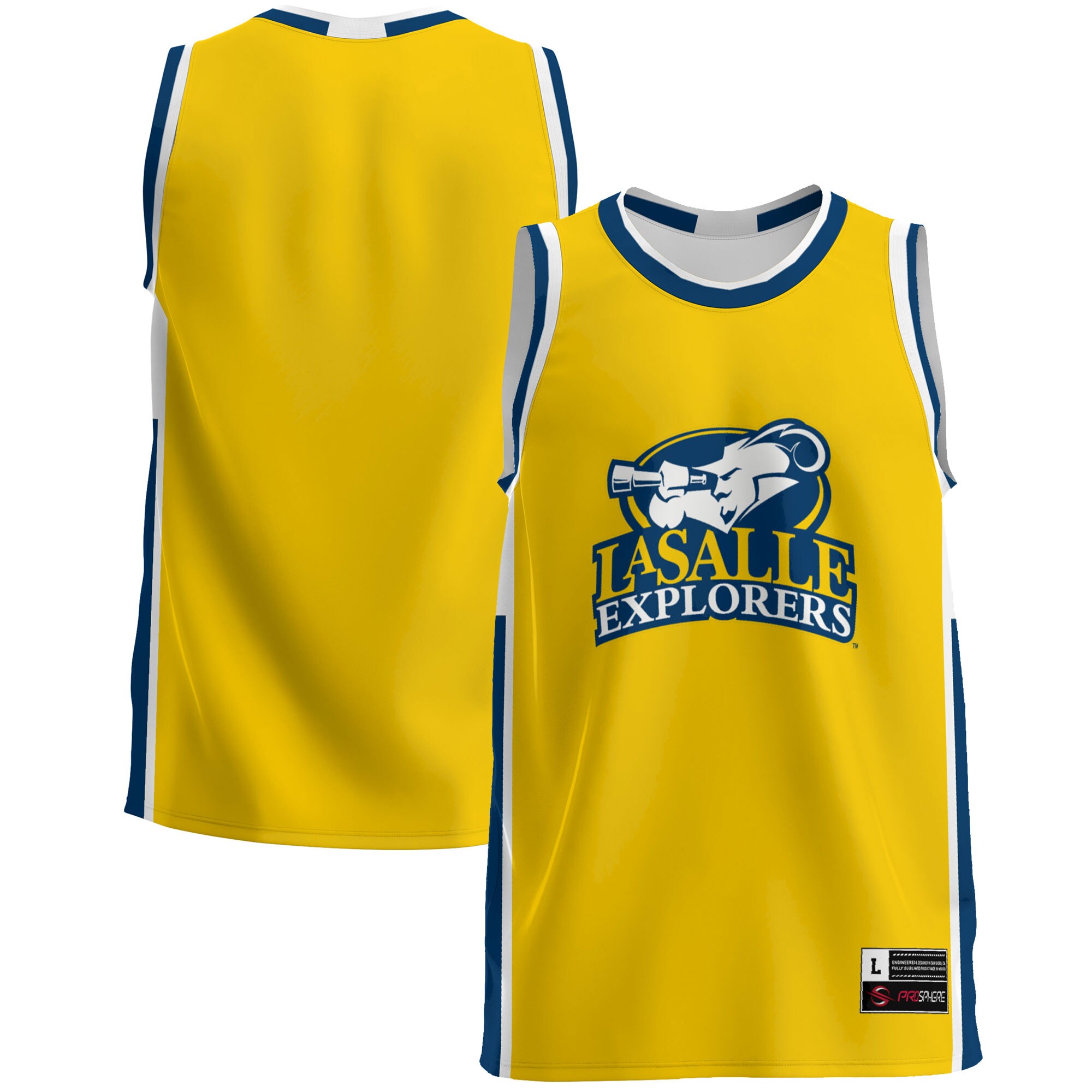 La Salle Explorers Basketball Jersey - Gold