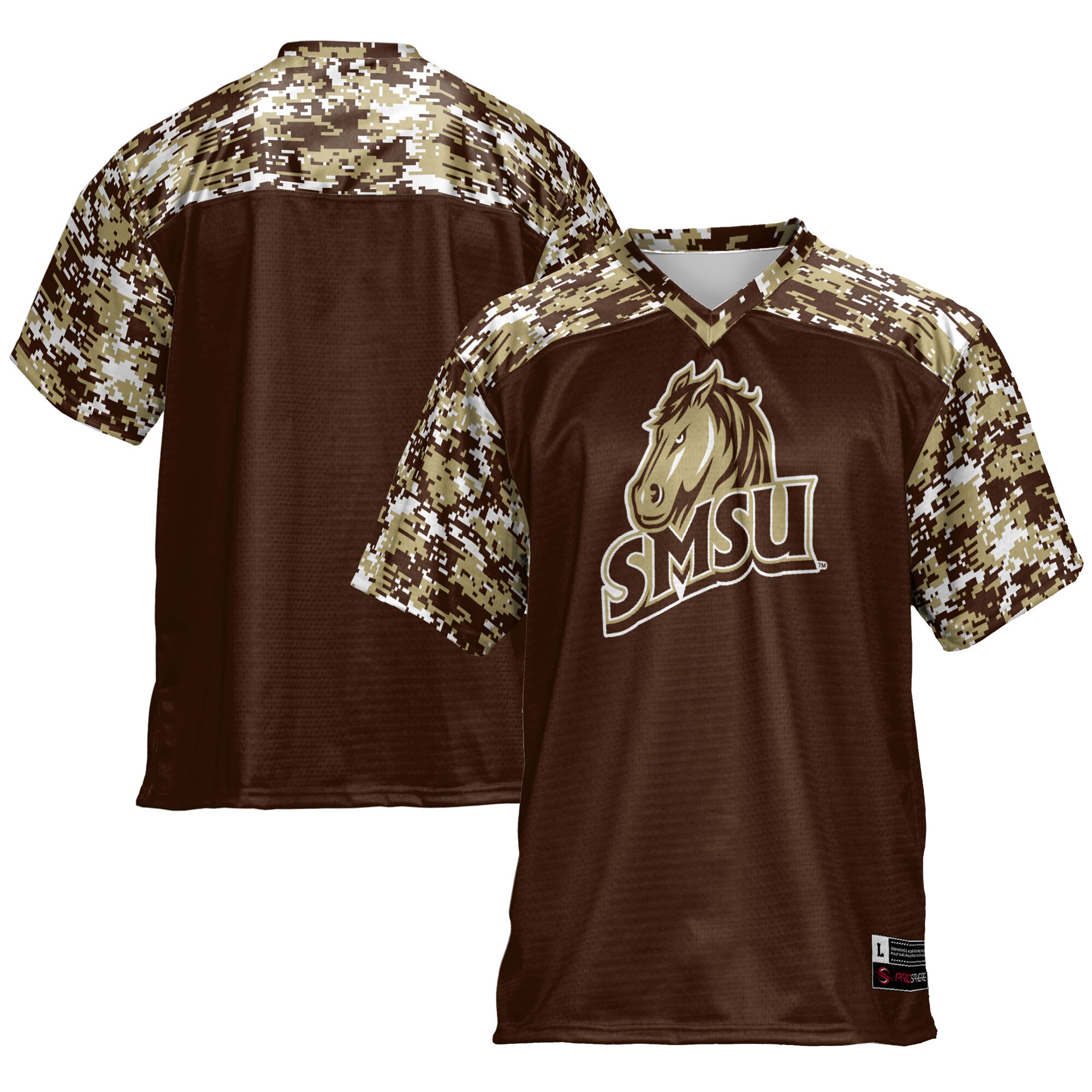 Southwest Minnesota State Mustangs Football Jersey - Brown