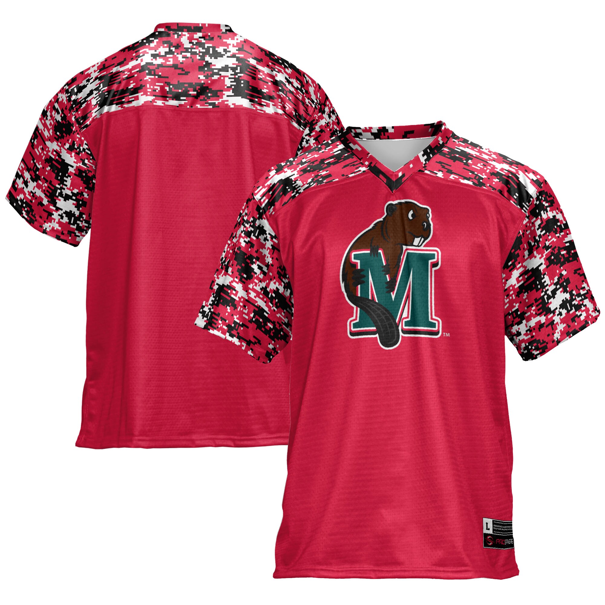 Minot State Beavers Football Jersey - Red