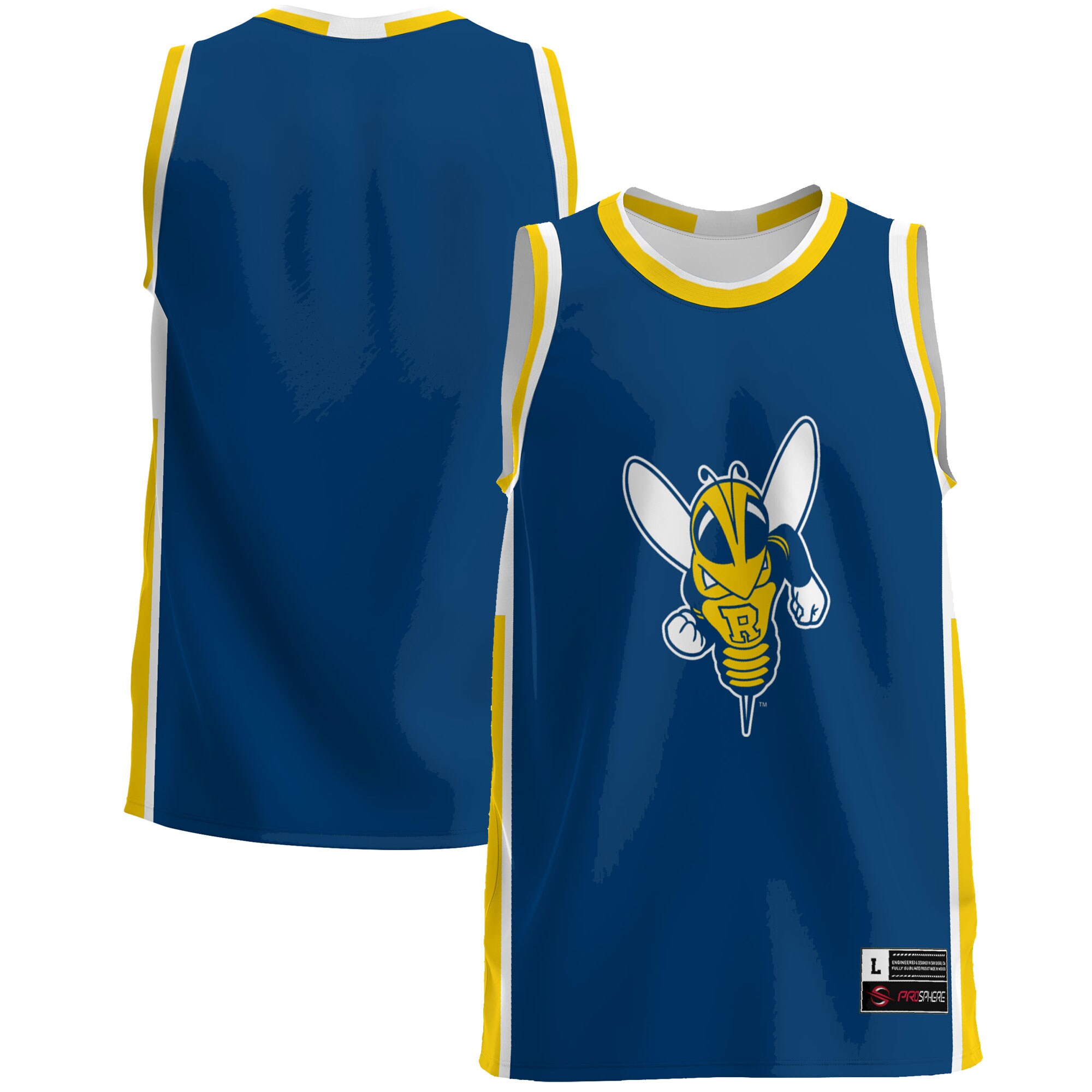 Rochester Yellow Jackets Basketball Jersey - Blue