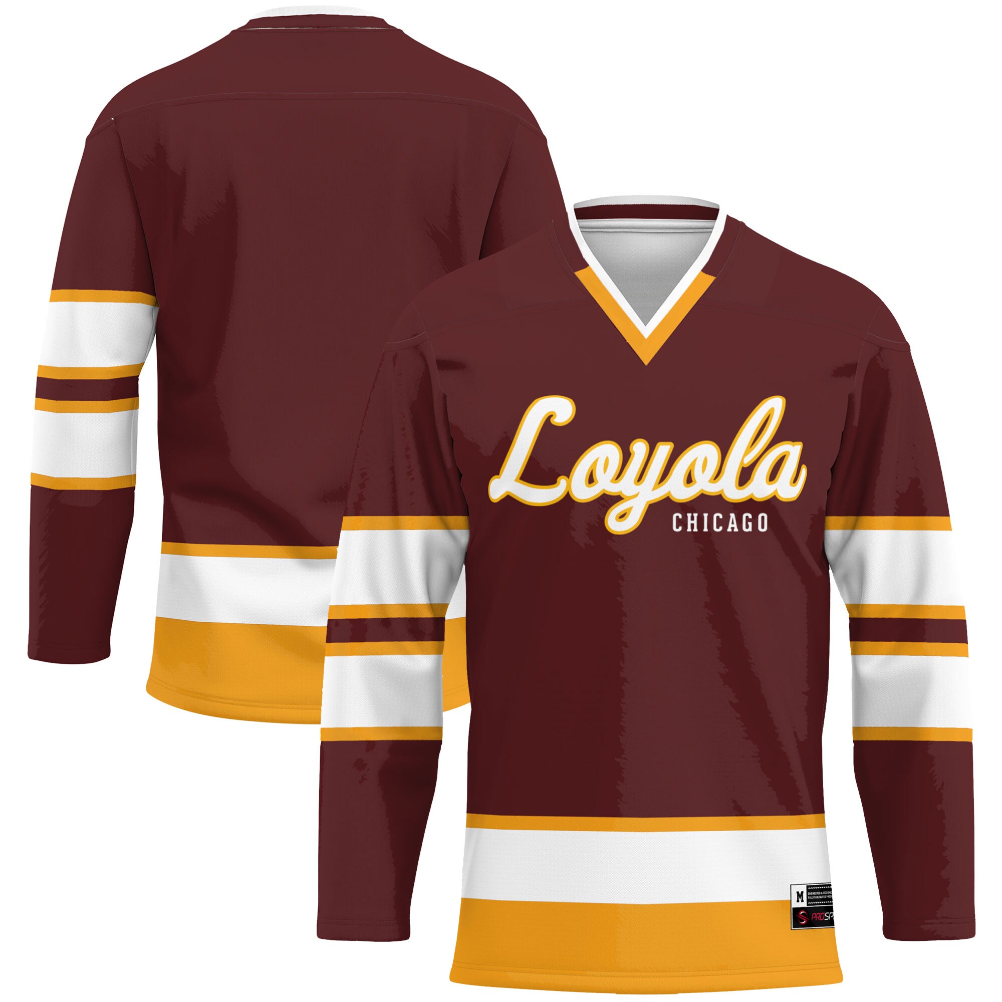 Loyola Chicago Ramblers Hockey Jersey - Maroon