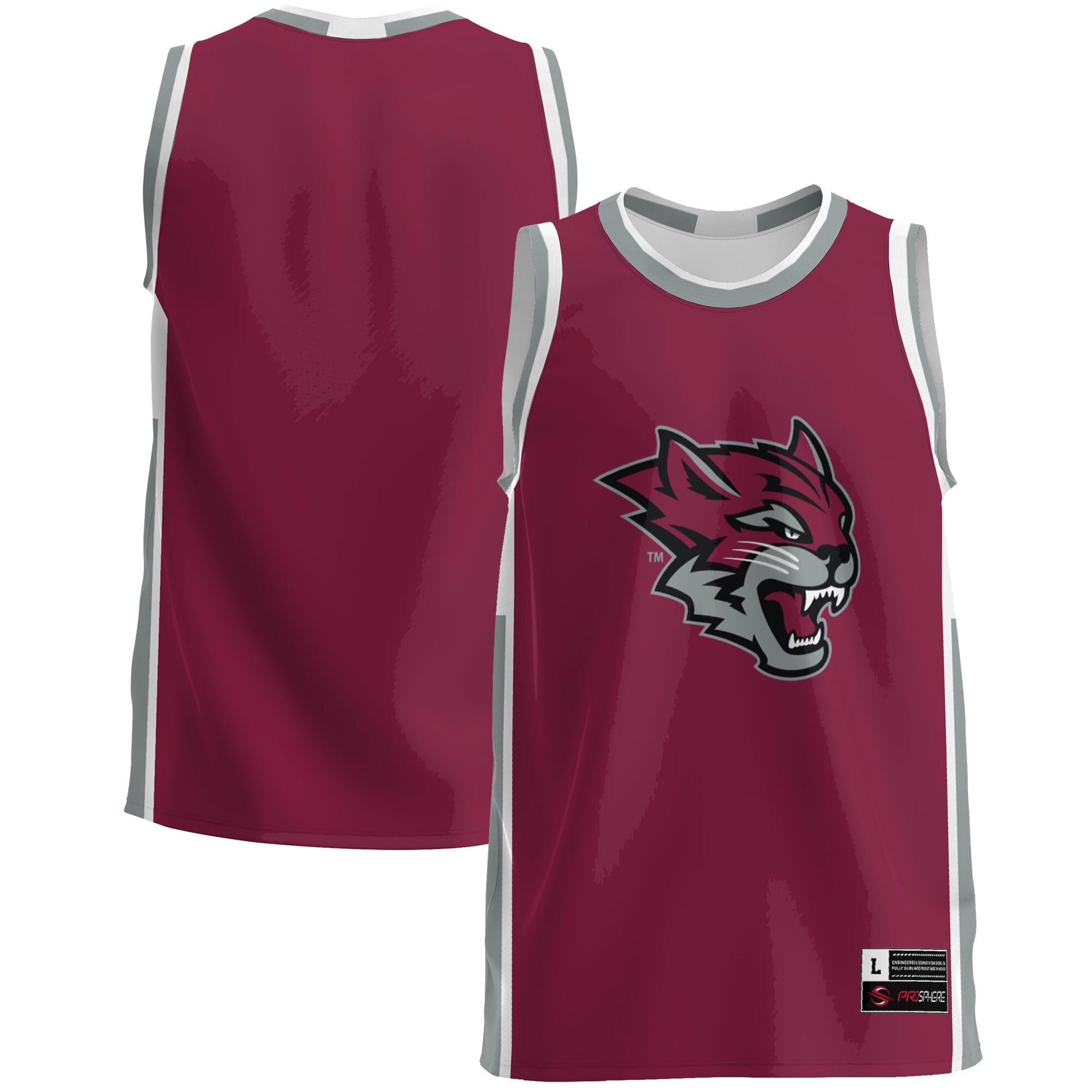 Cal State Chico Wildcats Basketball Jersey - Cardinal