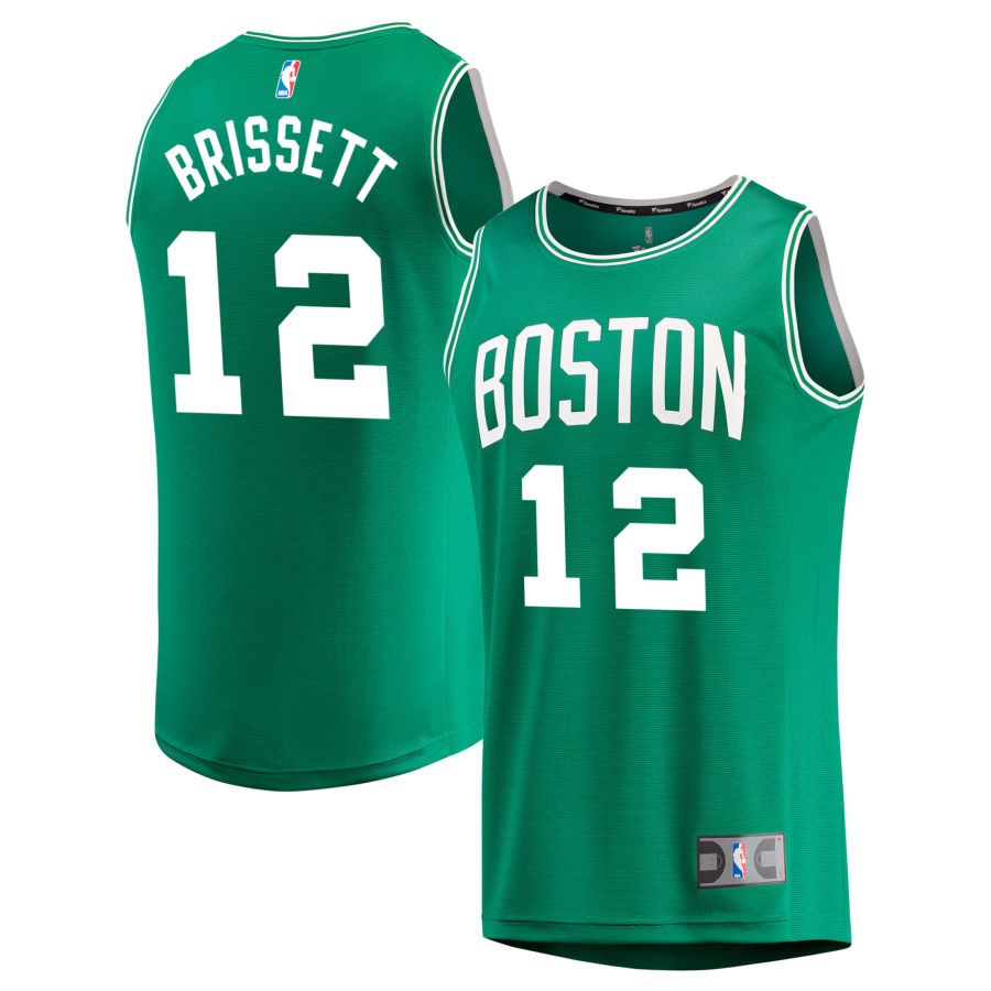 Oshae Brissett Fanatics Branded Youth Fast Break Jersey - Green - Icon Edition