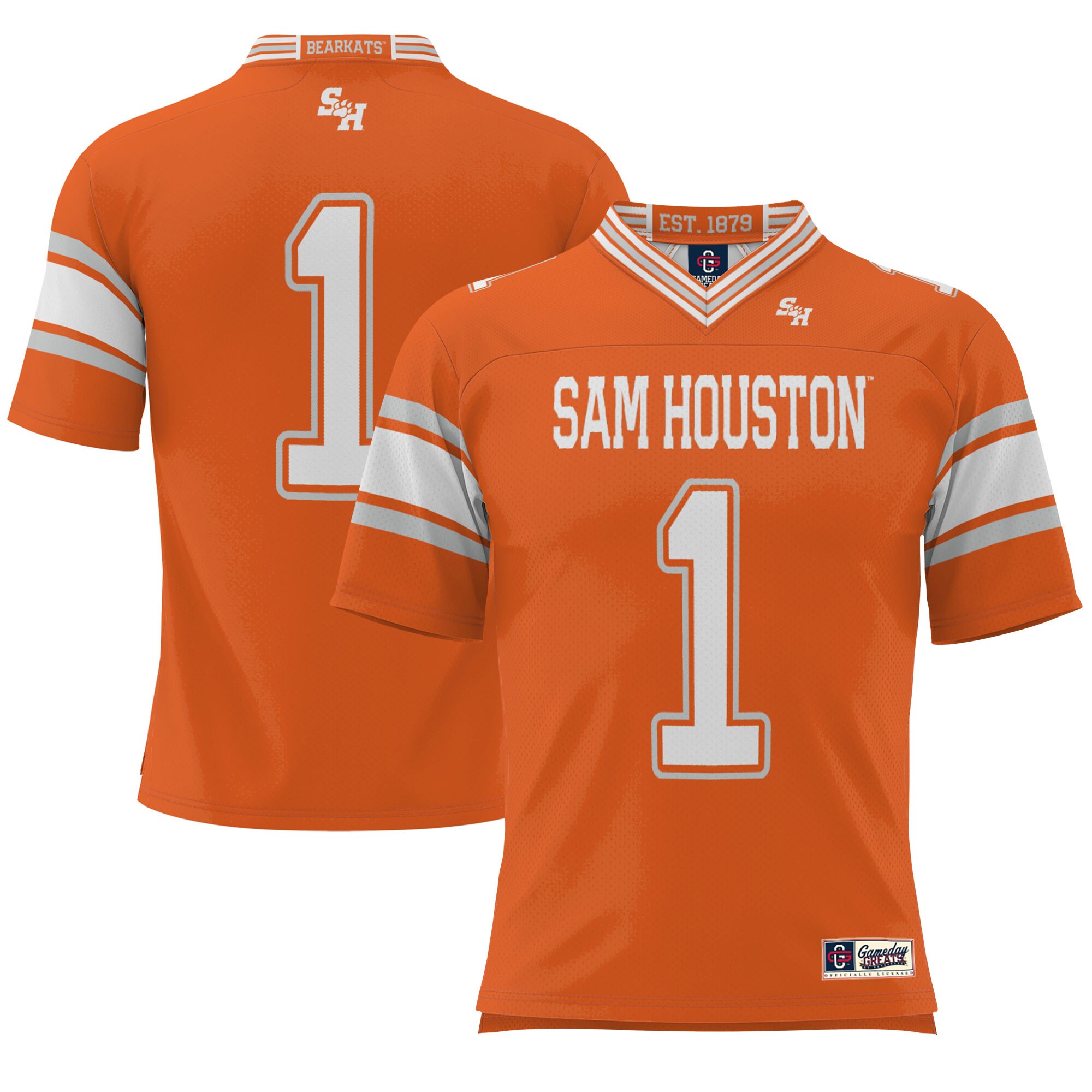 #1 Sam Houston State Bearkats ProSphere Endzone Football Jersey - Orange