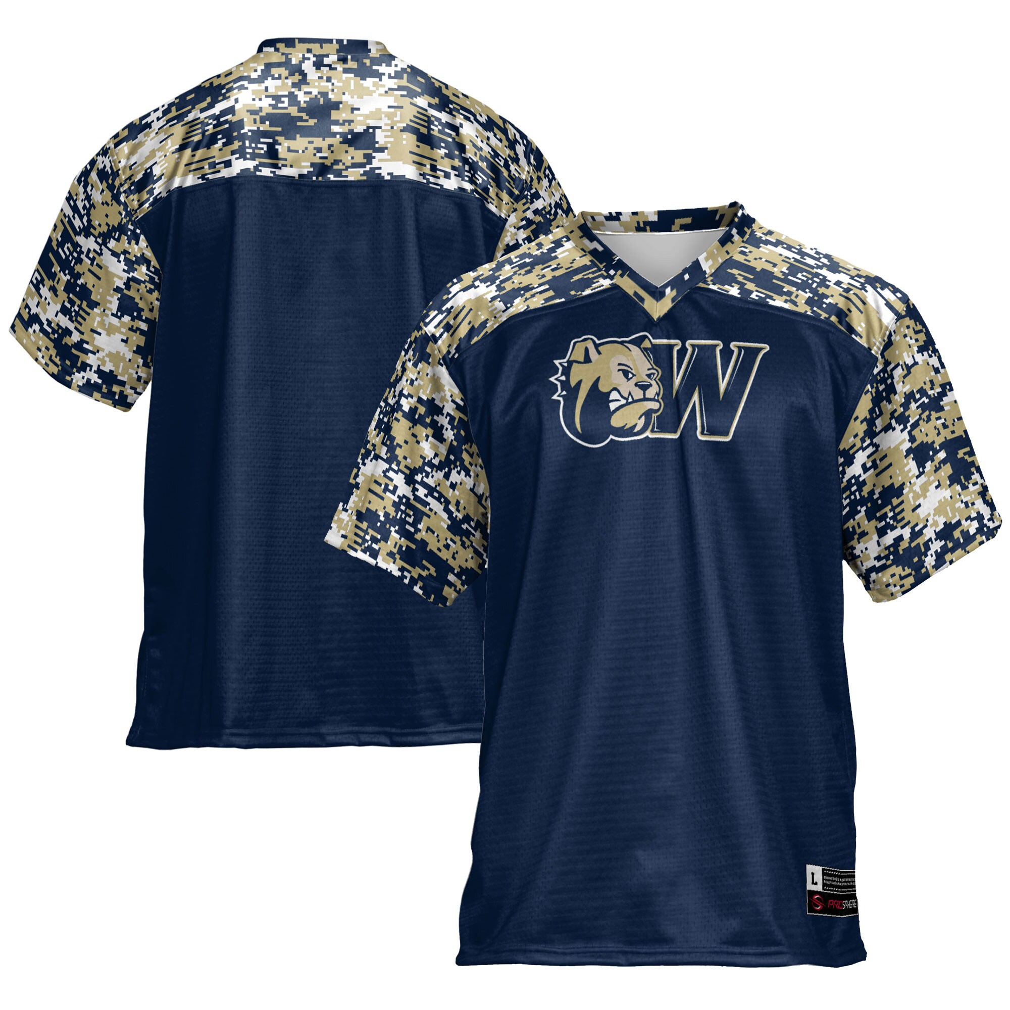 Wingate University Bulldogs Football Jersey - Navy