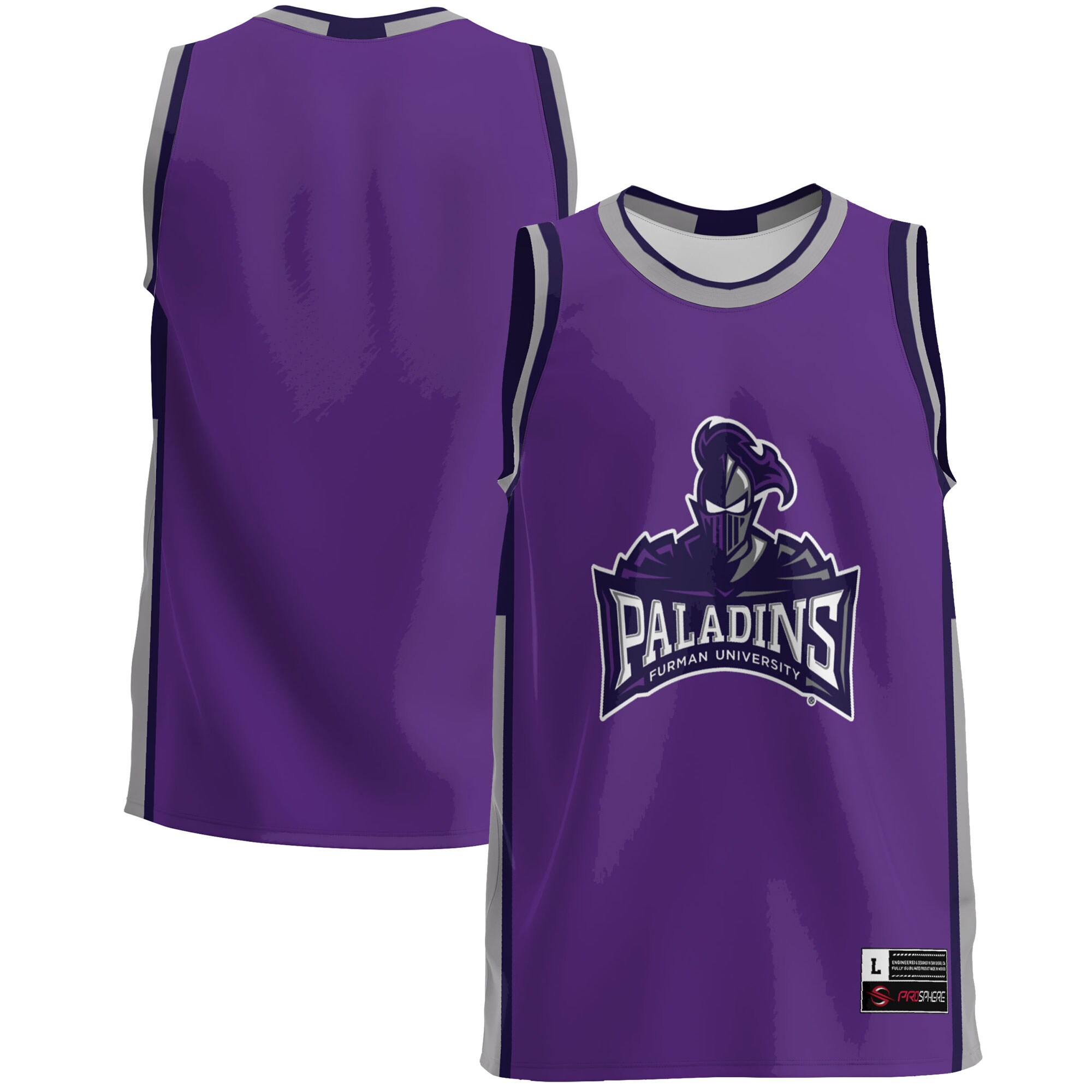 Furman Paladins Basketball Jersey - Purple