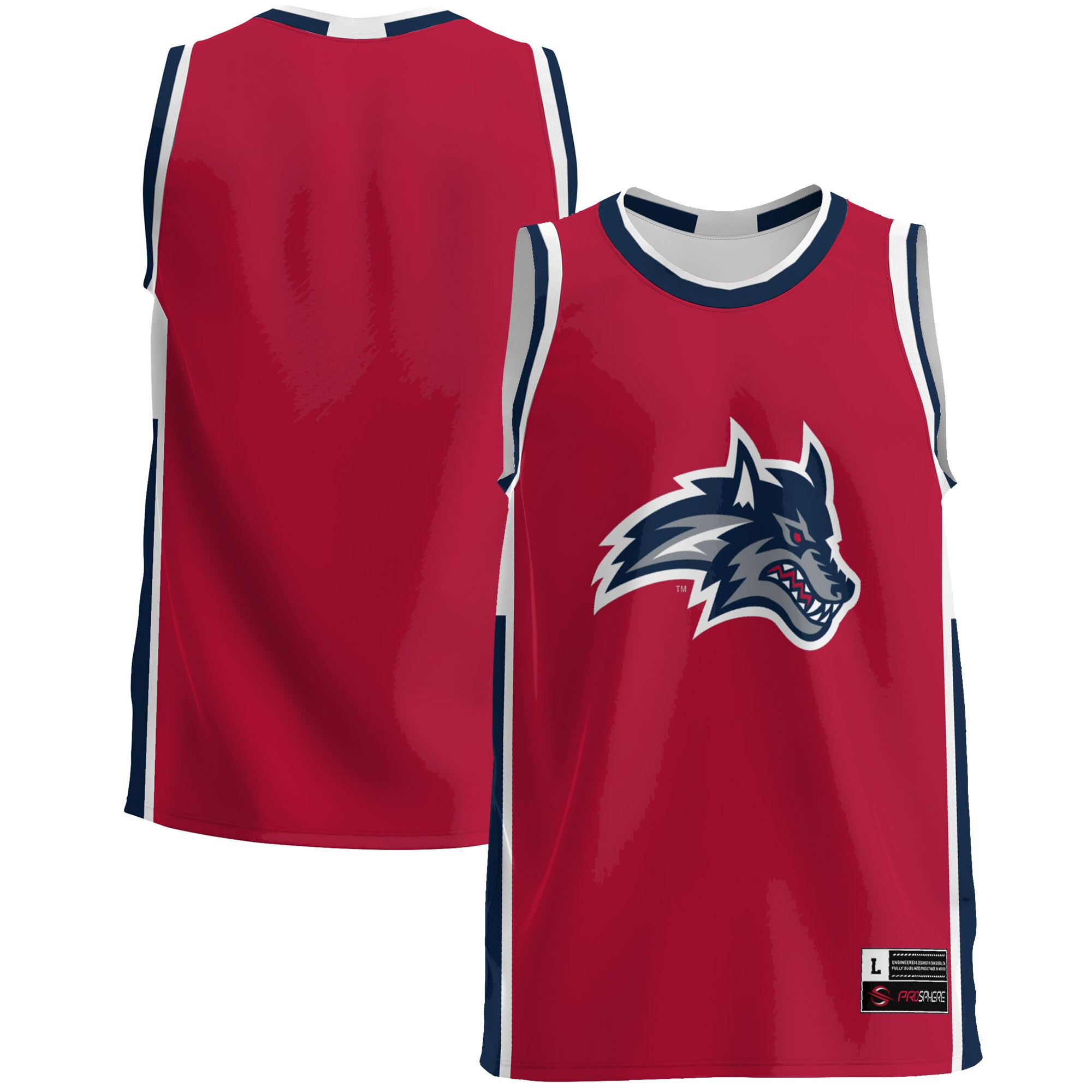 Stony Brook Seawolves Basketball Jersey - Red