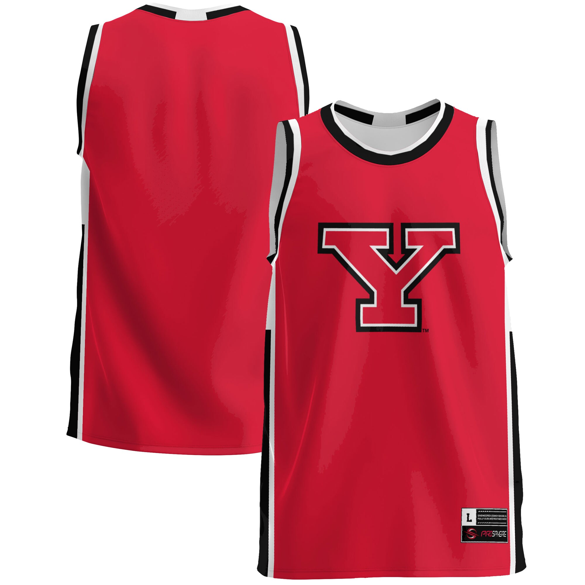 Youngstown State Penguins Basketball Jersey - Red