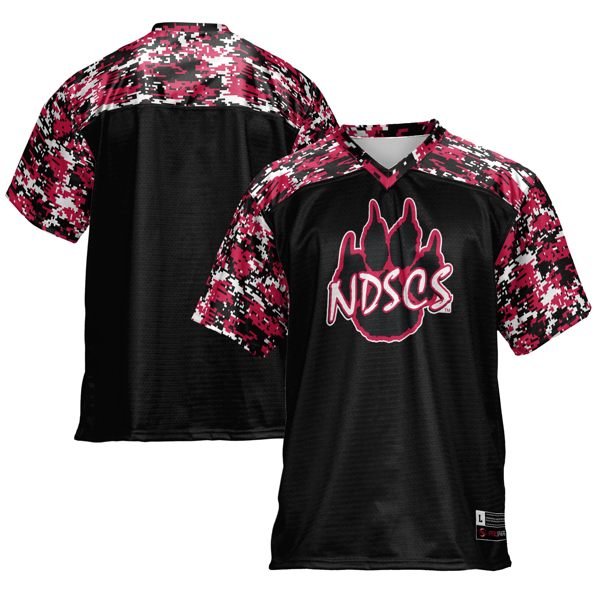 North Dakota College Wildcats Football Jersey - Black