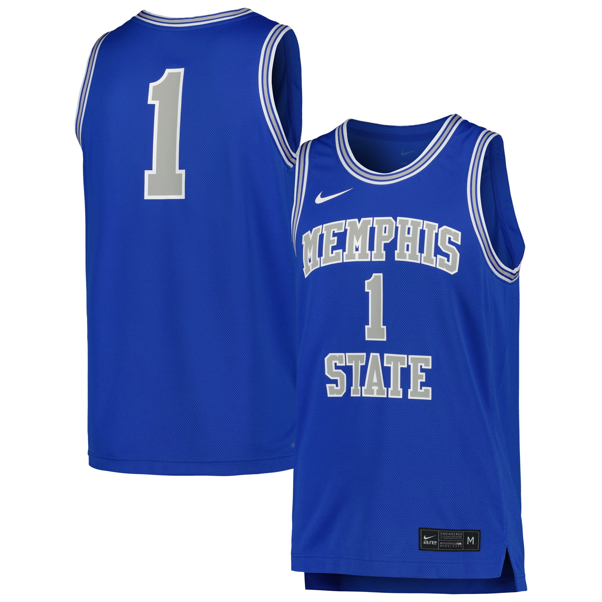 Memphis Tigers Nike Replica Basketball Jersey - Royal