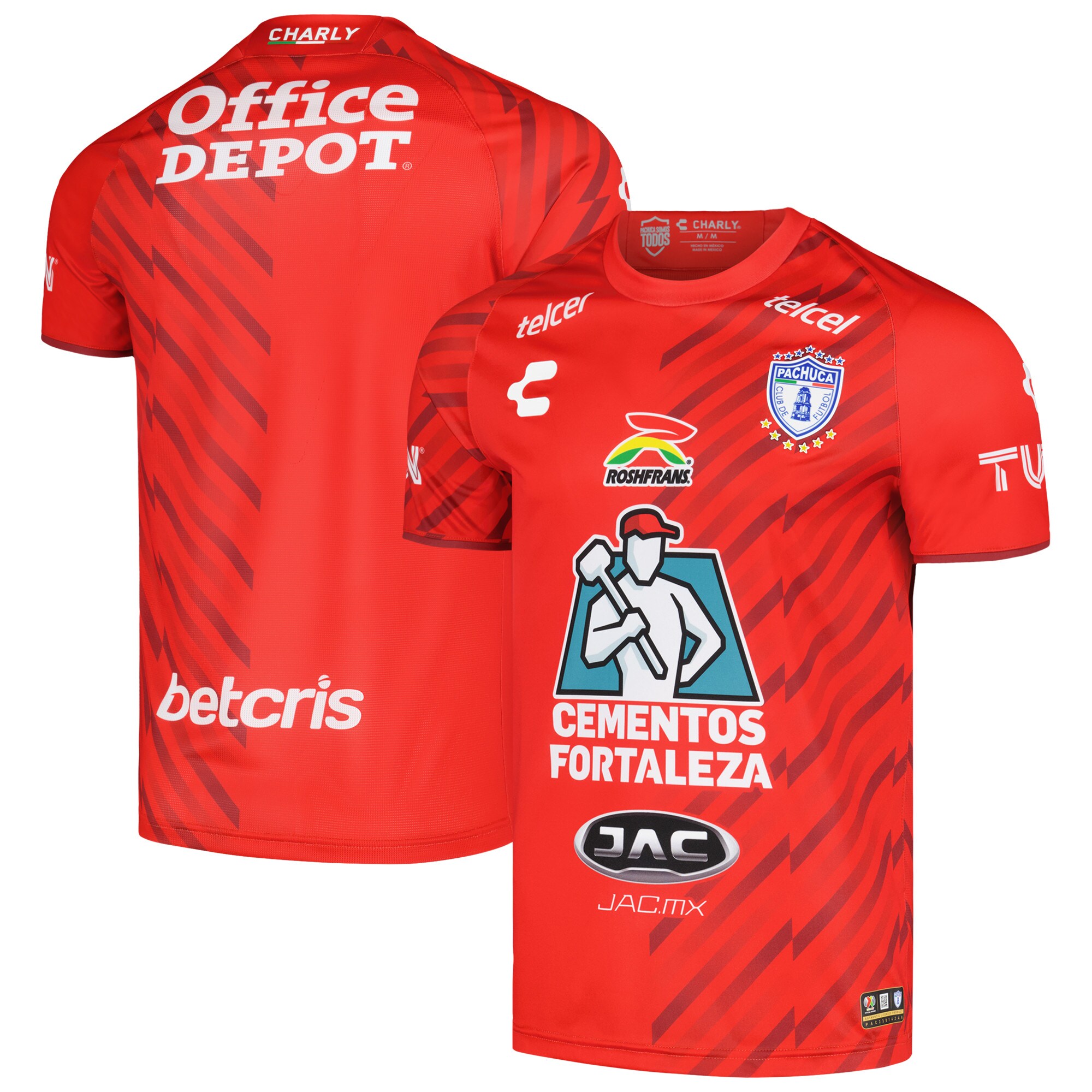 C.F. Pachuca Charly 2023/24 Home Authentic Goalkeeper Jersey - Red