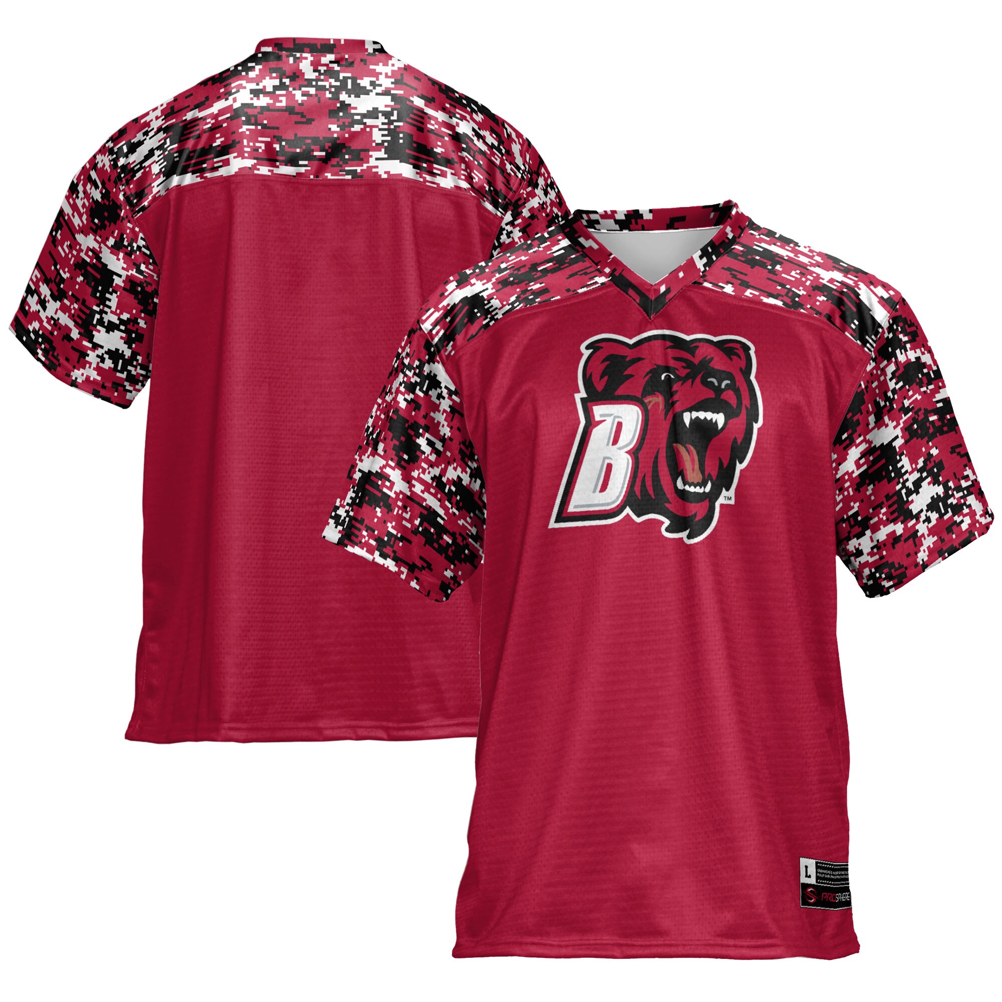 Bridgewater State Bears Football Jersey - Crimson