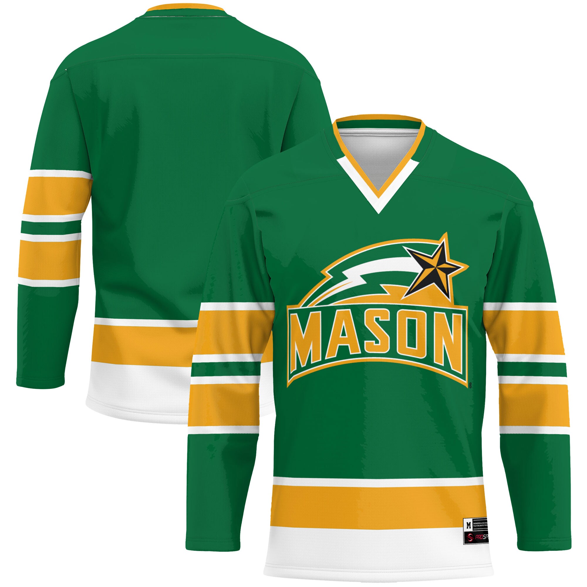 George Mason Patriots Hockey Jersey - Green