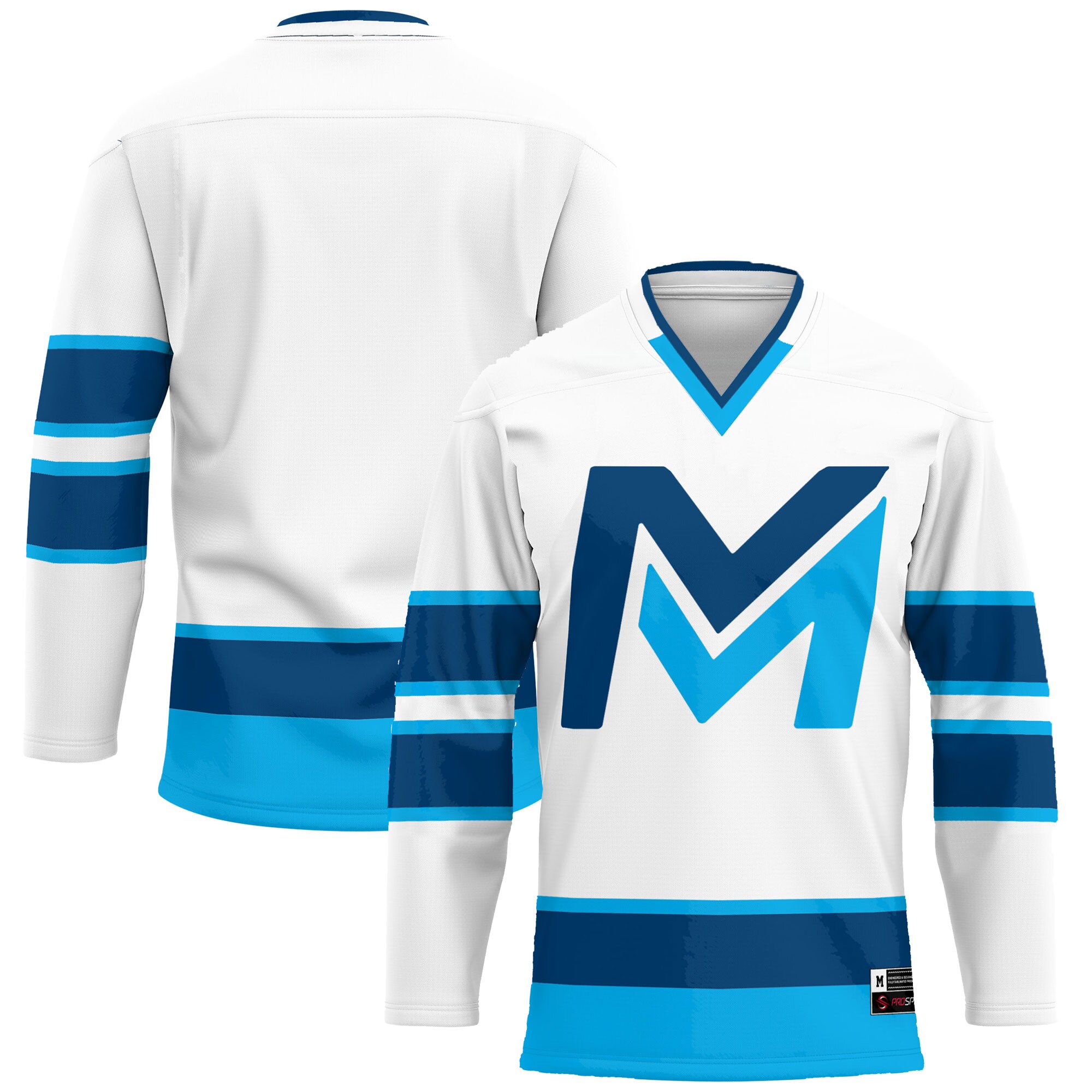 Mid Michigan College ProSphere Hockey Jersey - White