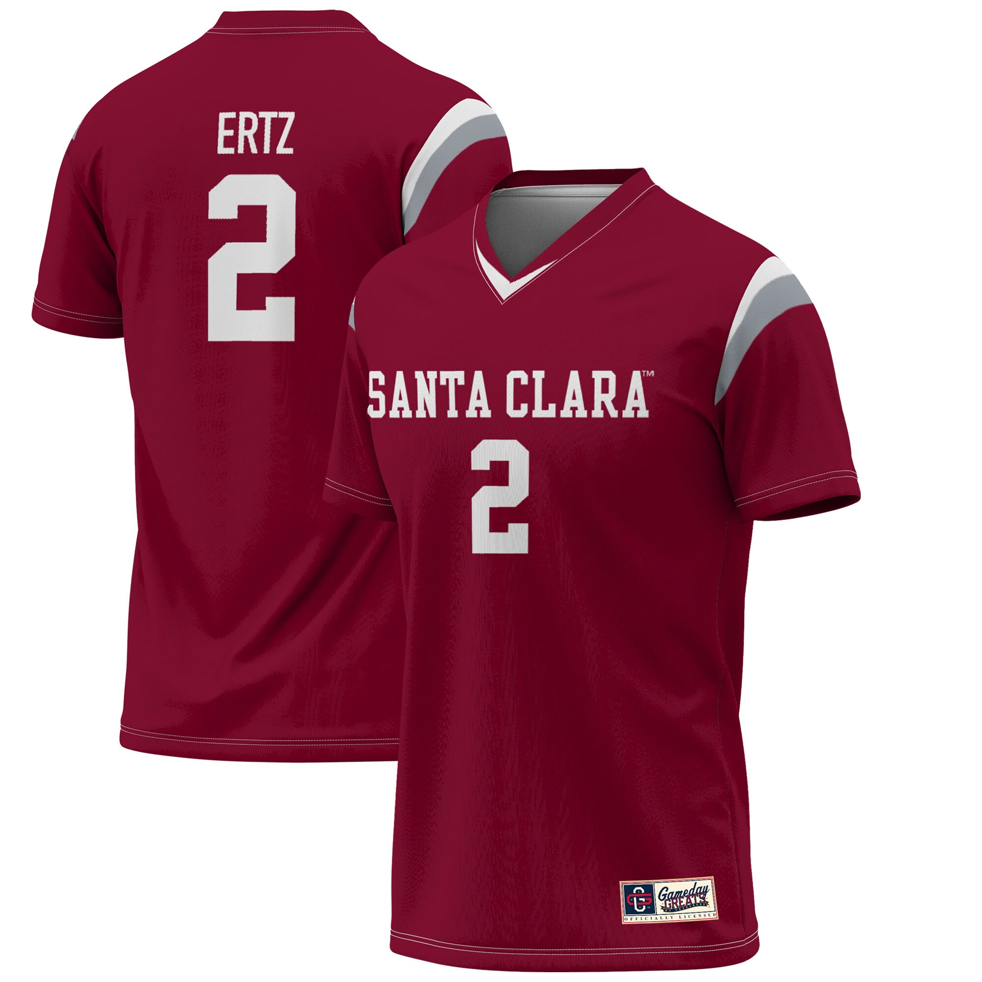 Julie Ertz Santa Clara Broncos ProSphere Youth Alumni Soccer Jersey - Maroon