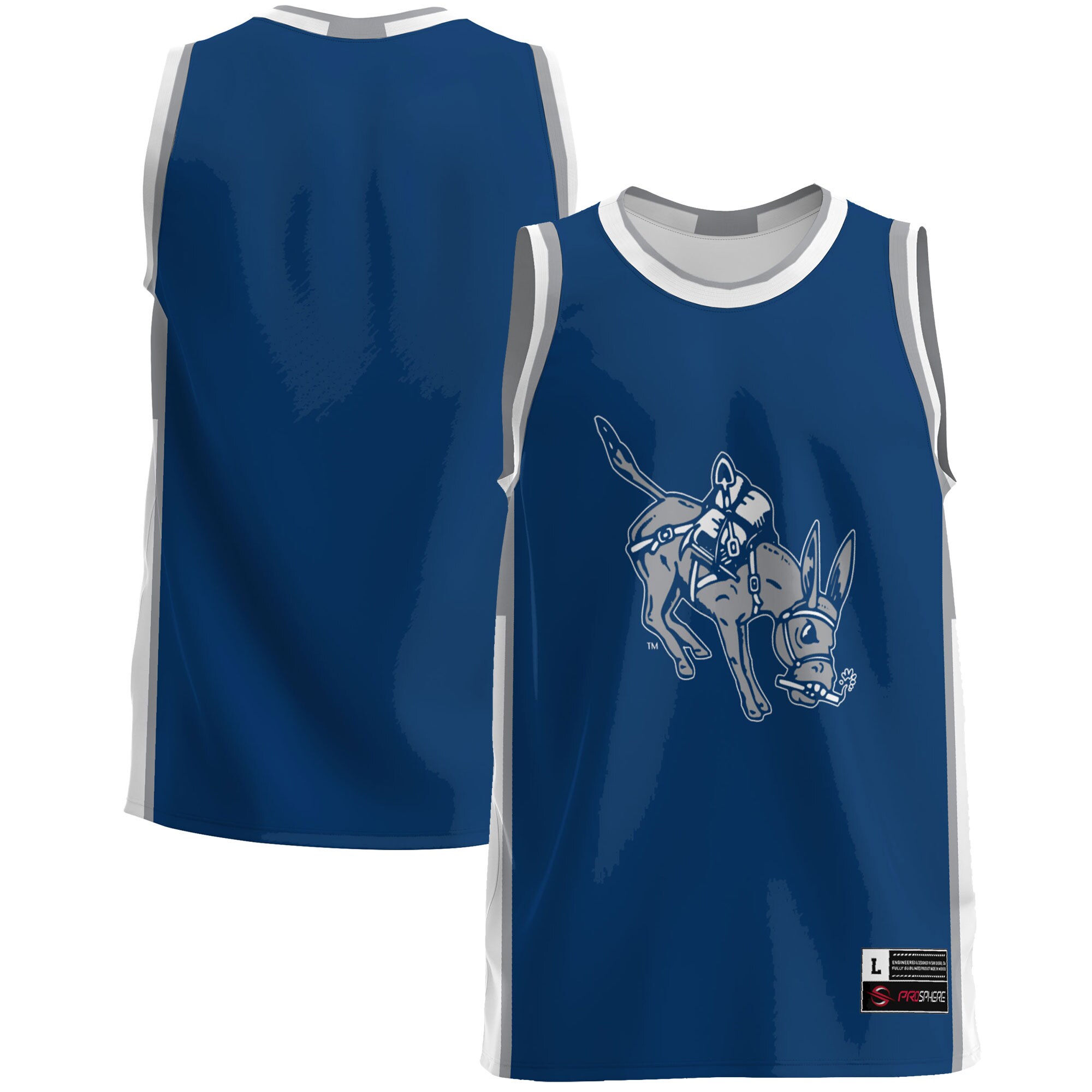 Colorado School of Mines Orediggers Basketball Jersey - Blue