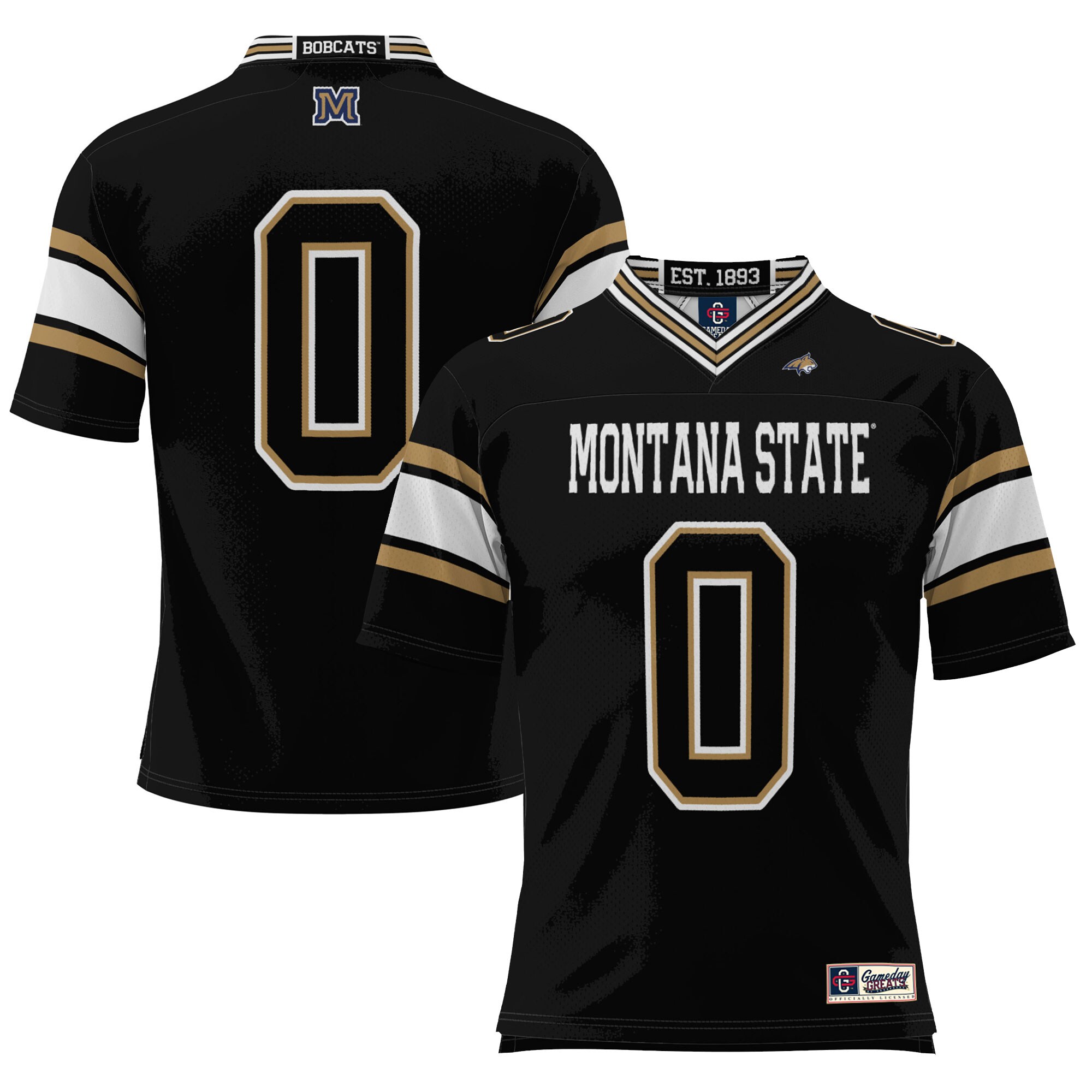 #0 Montana State Bobcats ProSphere Youth Football Jersey - Black