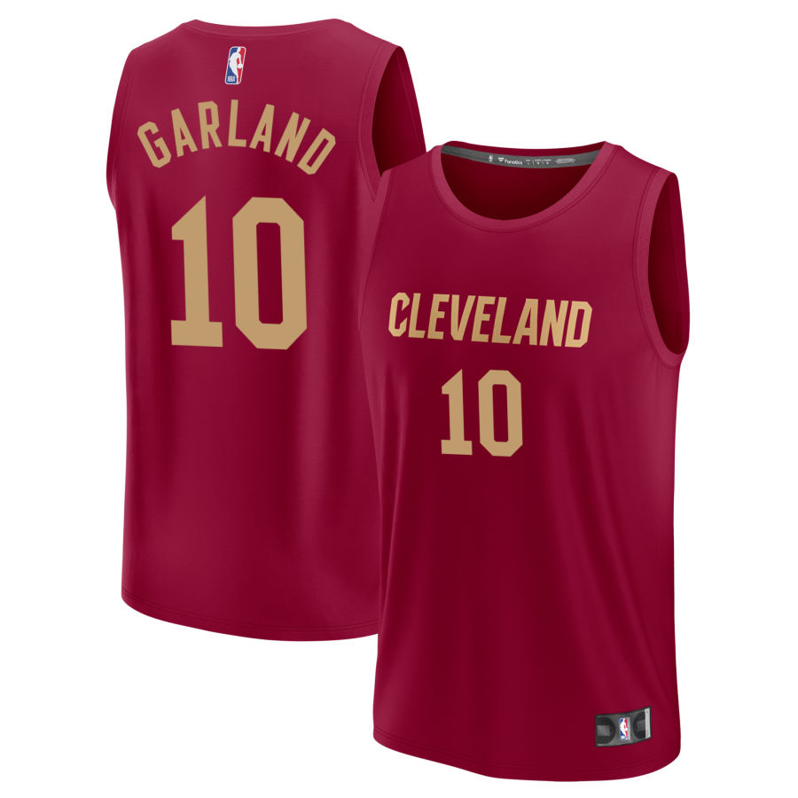 Darius Garland Cleveland Cavaliers Fanatics Branded Youth Fast Break Jersey - Maroon - Icon Edition