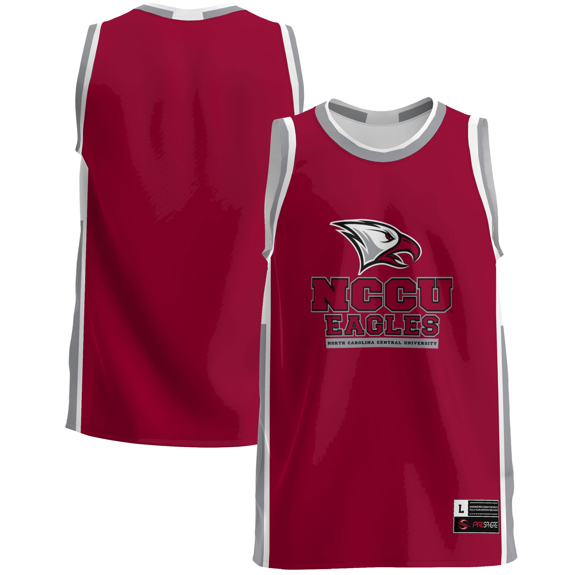 North Carolina Central Eagles Basketball Jersey - Maroon